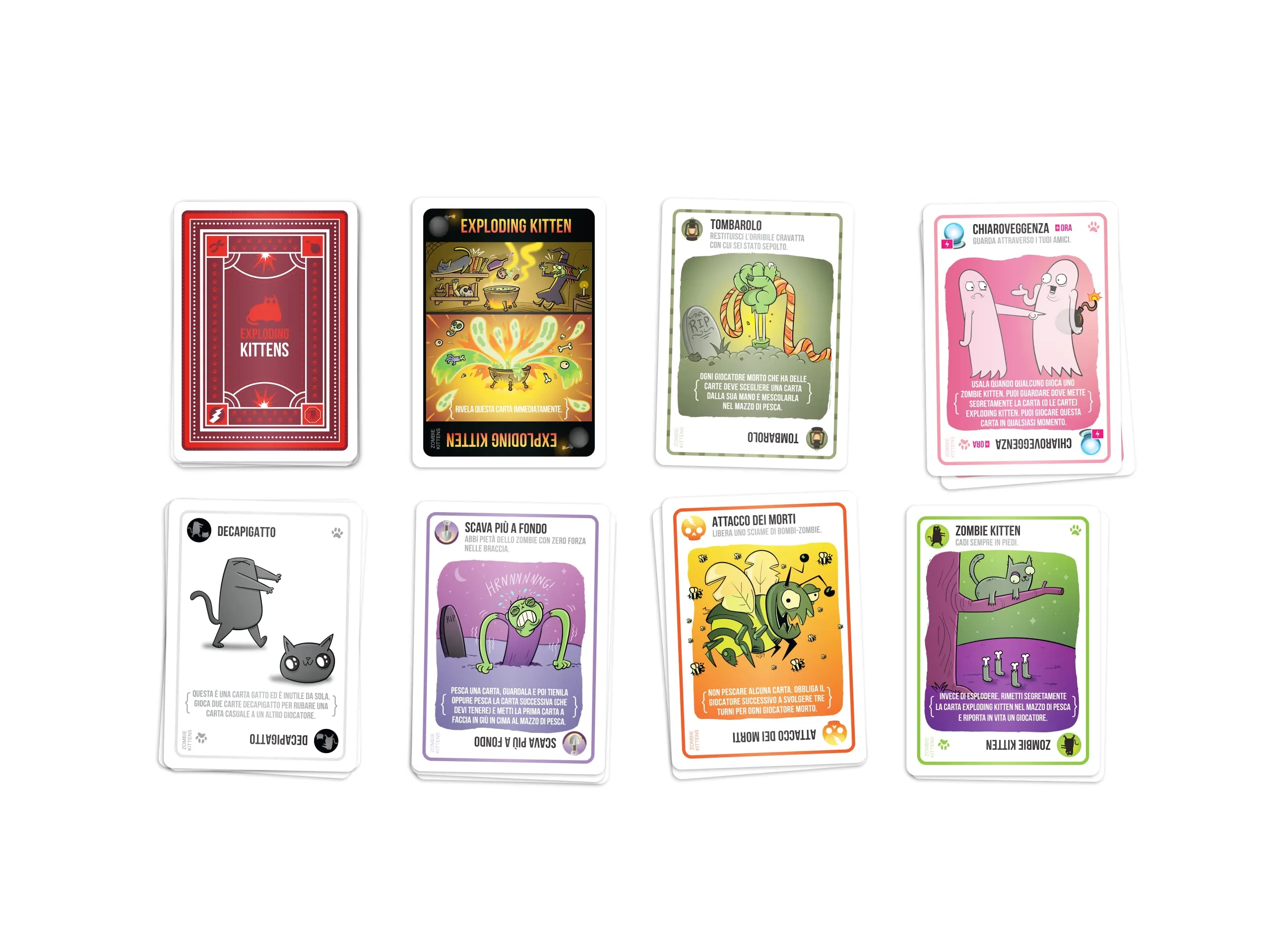 Exploding Kittens Zombie Kittens Card Game - immagine 3
