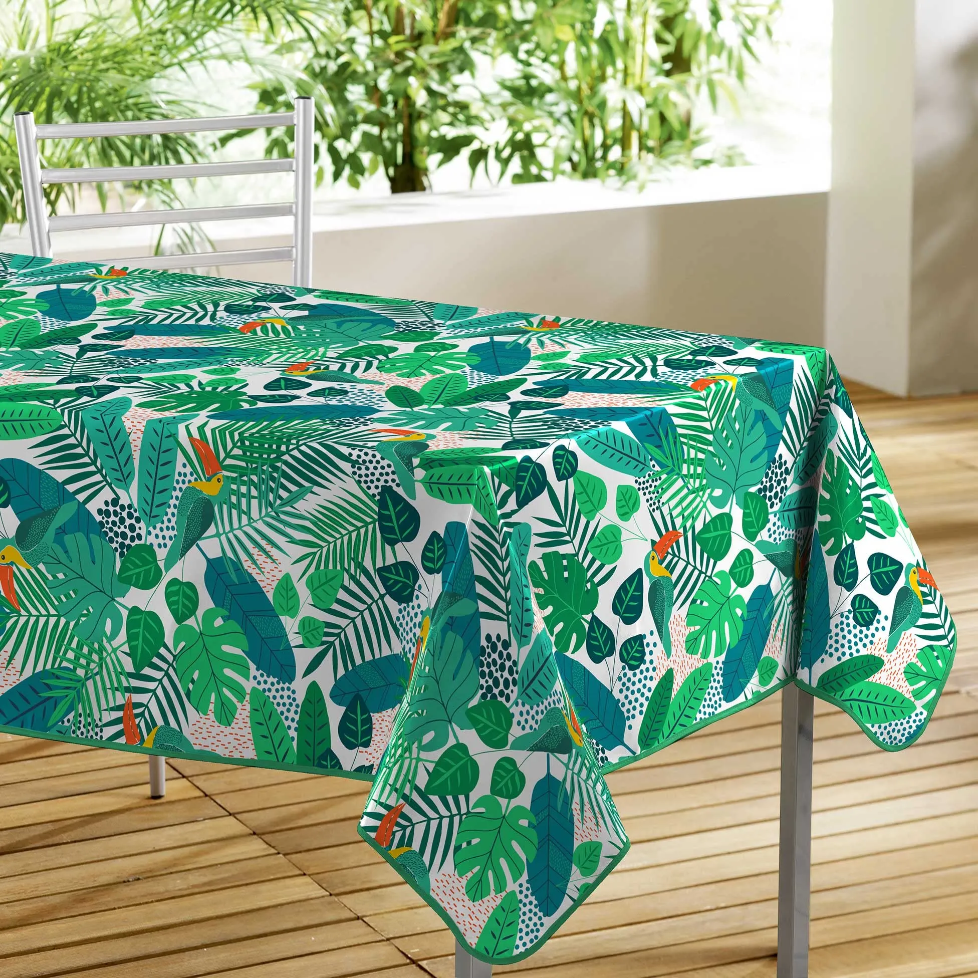 Douceur d'Intérieur Carlita Rectangular Tablecloth, 140 x 300 cm - immagine 1
