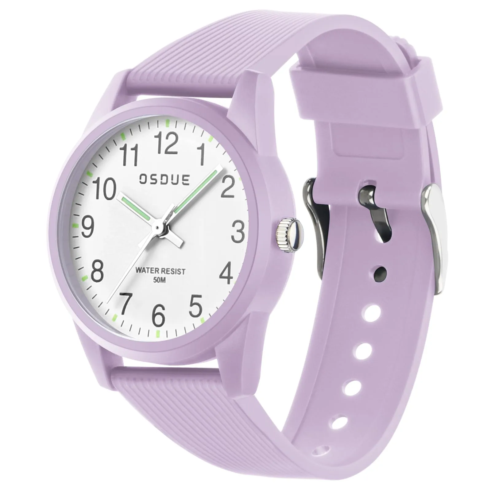 OSDUE Orologio Bambini Impermeabile Luminoso Educativo per Ragazze e Ragazzi 5-18 Anni - immagine 1