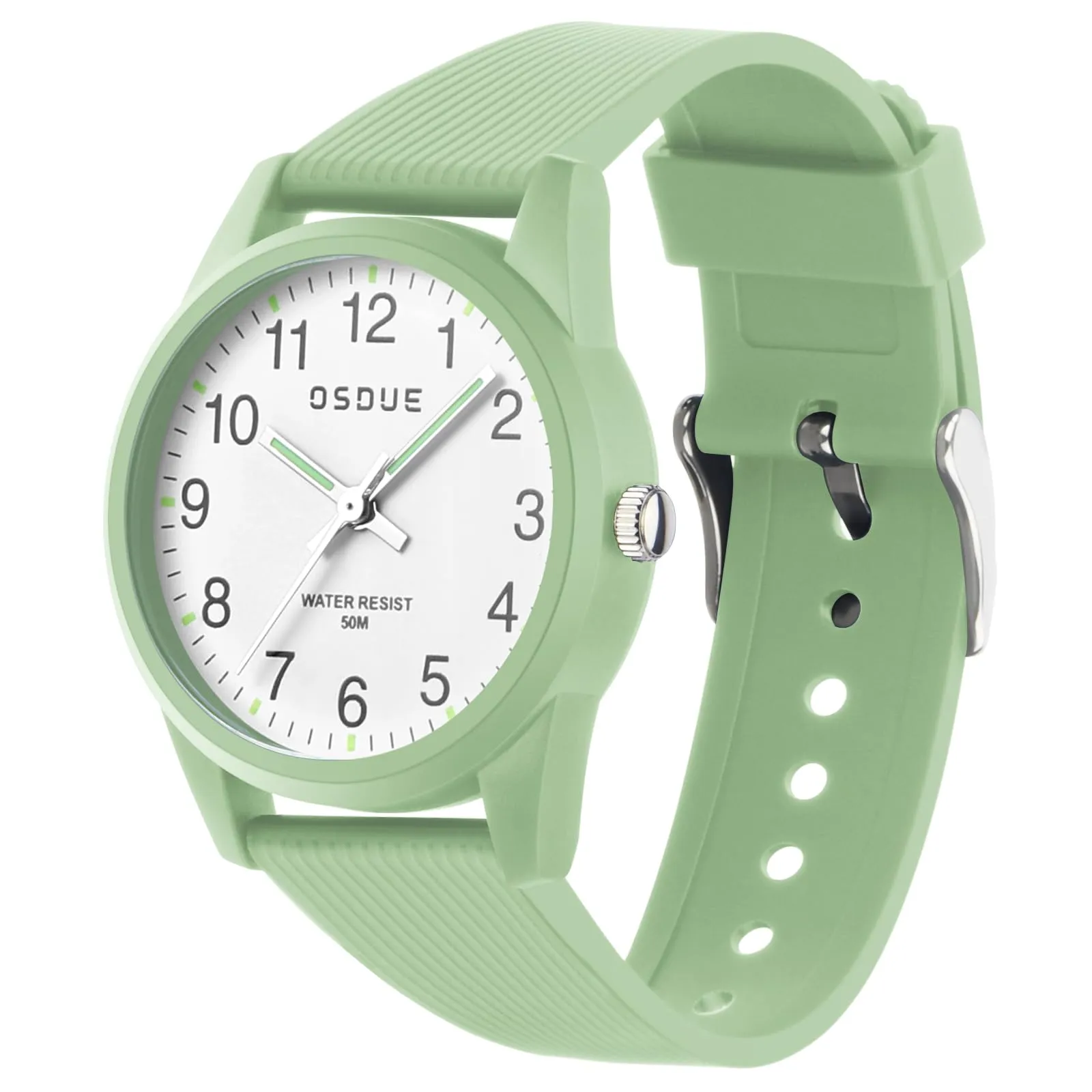OSDUE Orologio Bambino Impermeabile Luminoso Educativo in Quarzo per Ragazzi e Ragazze 5-18 Anni - immagine 1