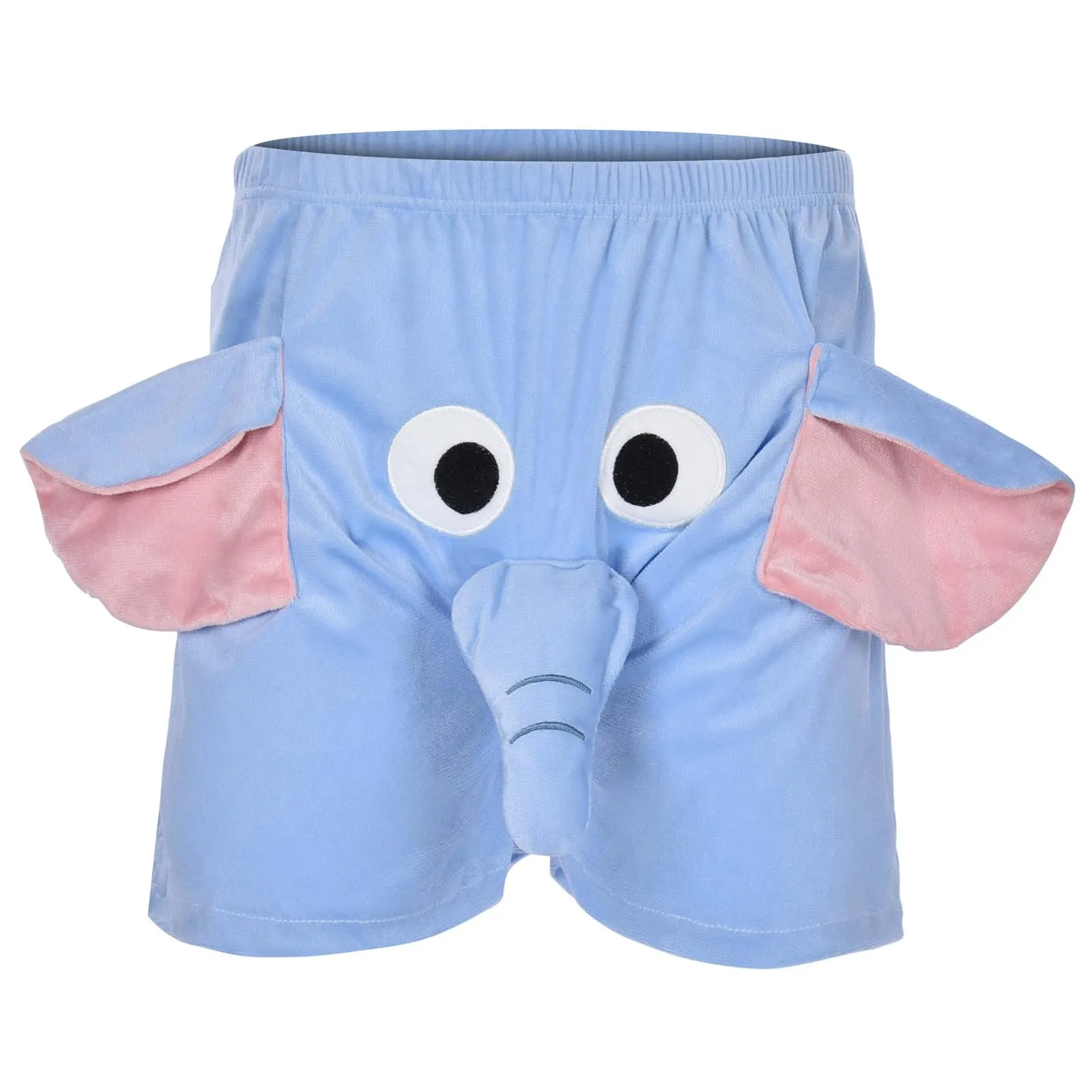 Generisch Boxershorts da uomo con elefanti, Blu, XXL - immagine 3