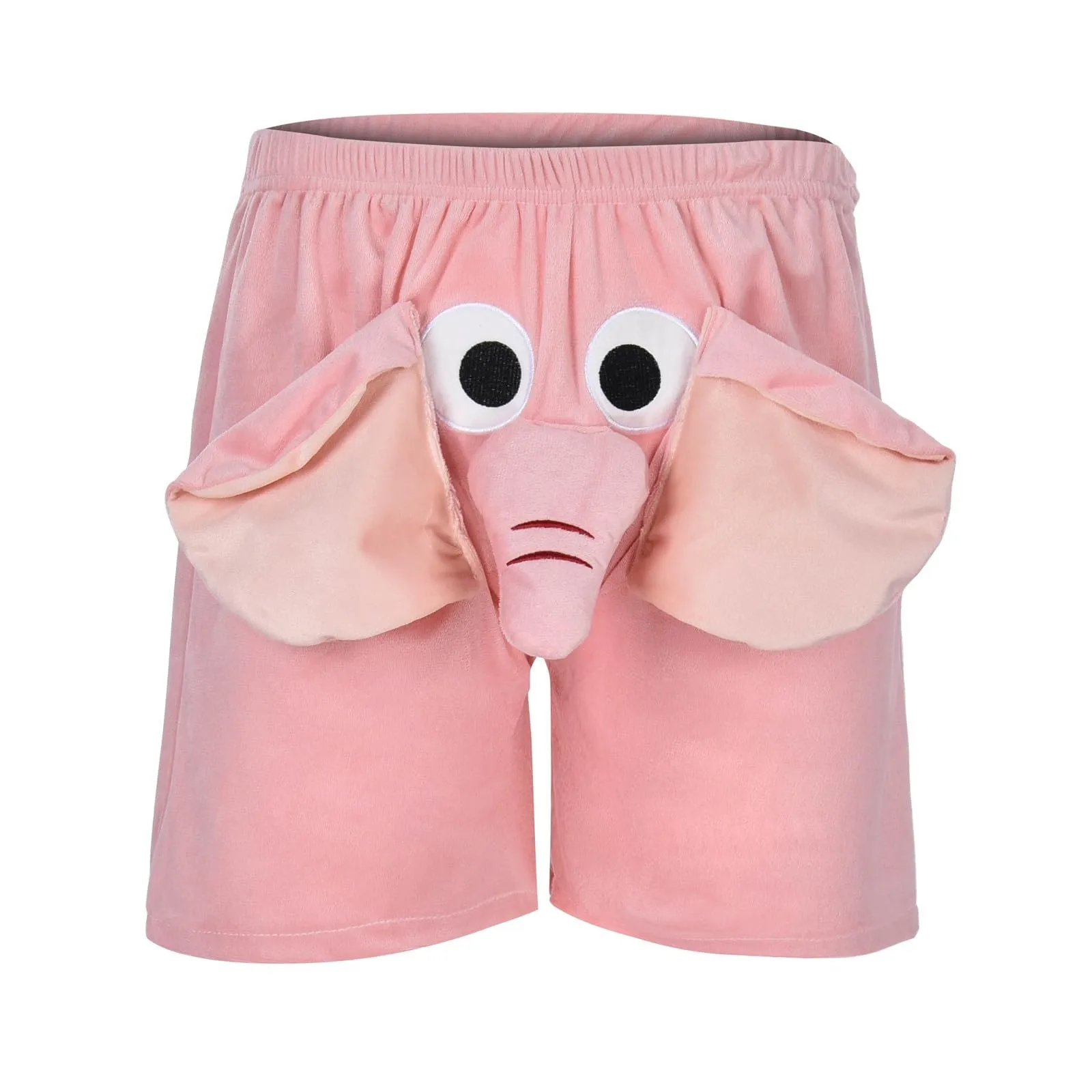 Generisch Boxershorts Divertenti da Uomo con Elefanti, Rosa, XXL - immagine 4