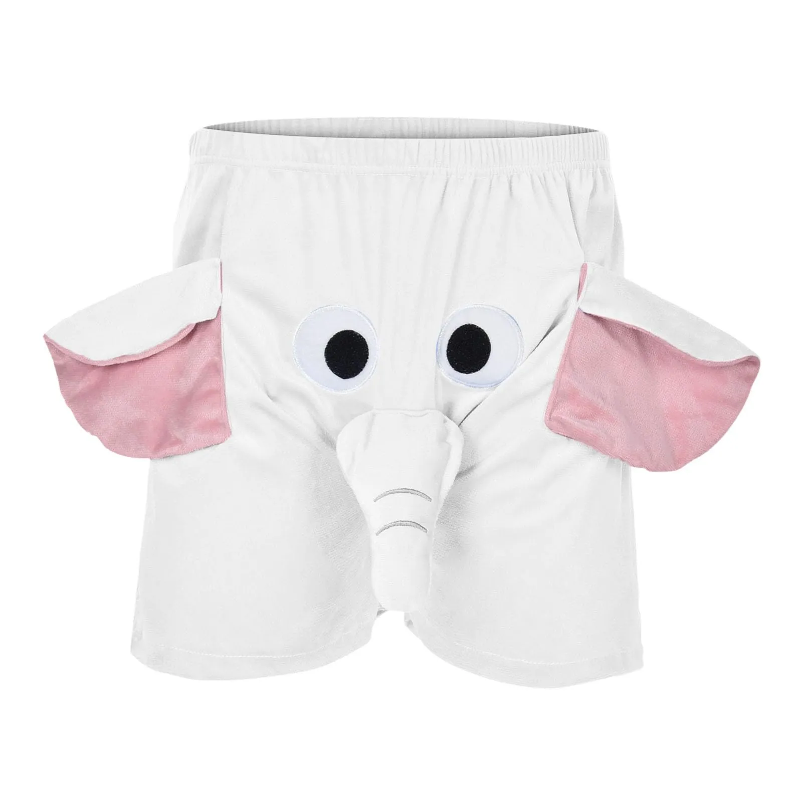 Generisch Boxer da Uomo con Motivo Elefanti Divertenti, Rosso, Taglia M - immagine 6