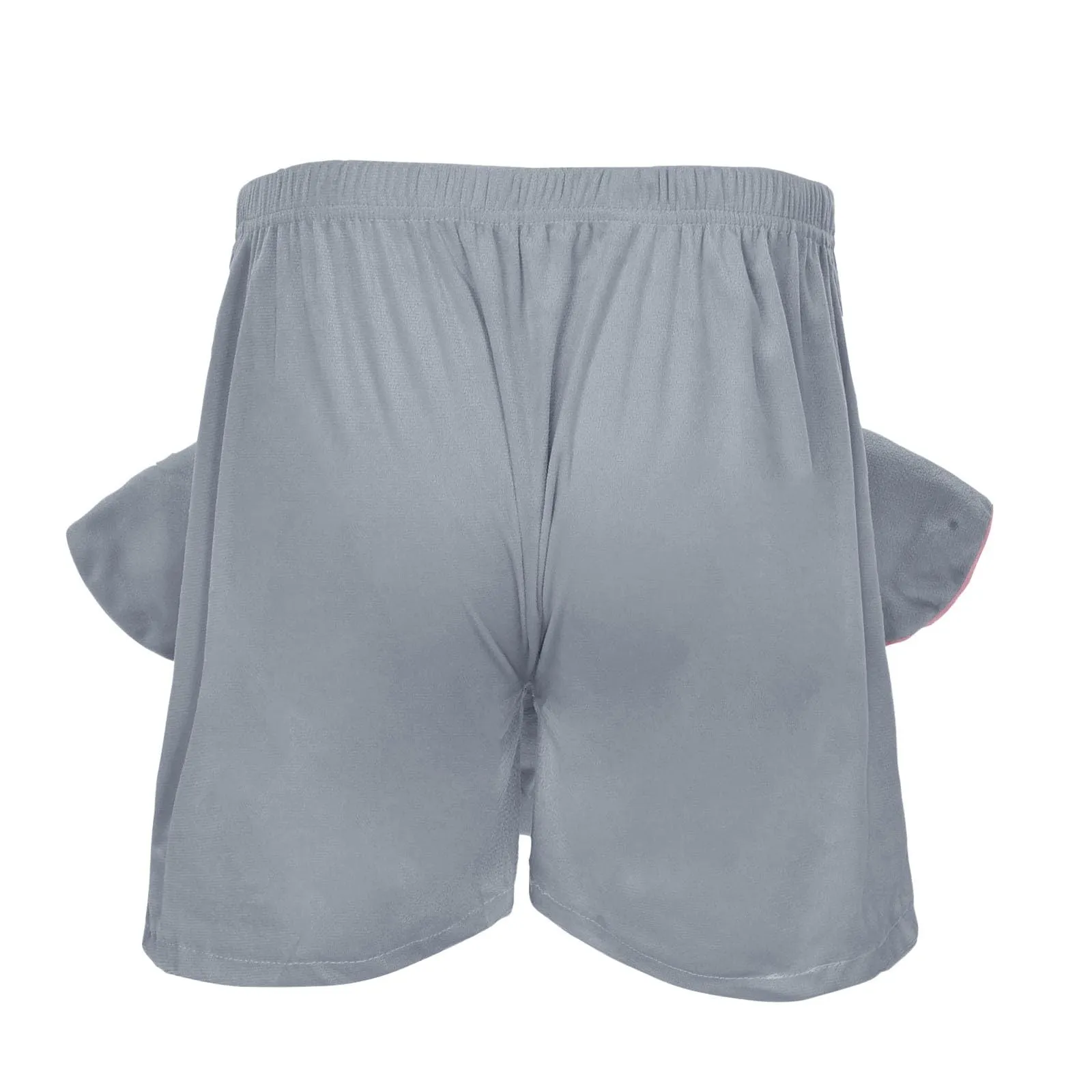 Generisch Boxer da uomo divertenti con motivo elefante, Nero, Taglia M - immagine 6
