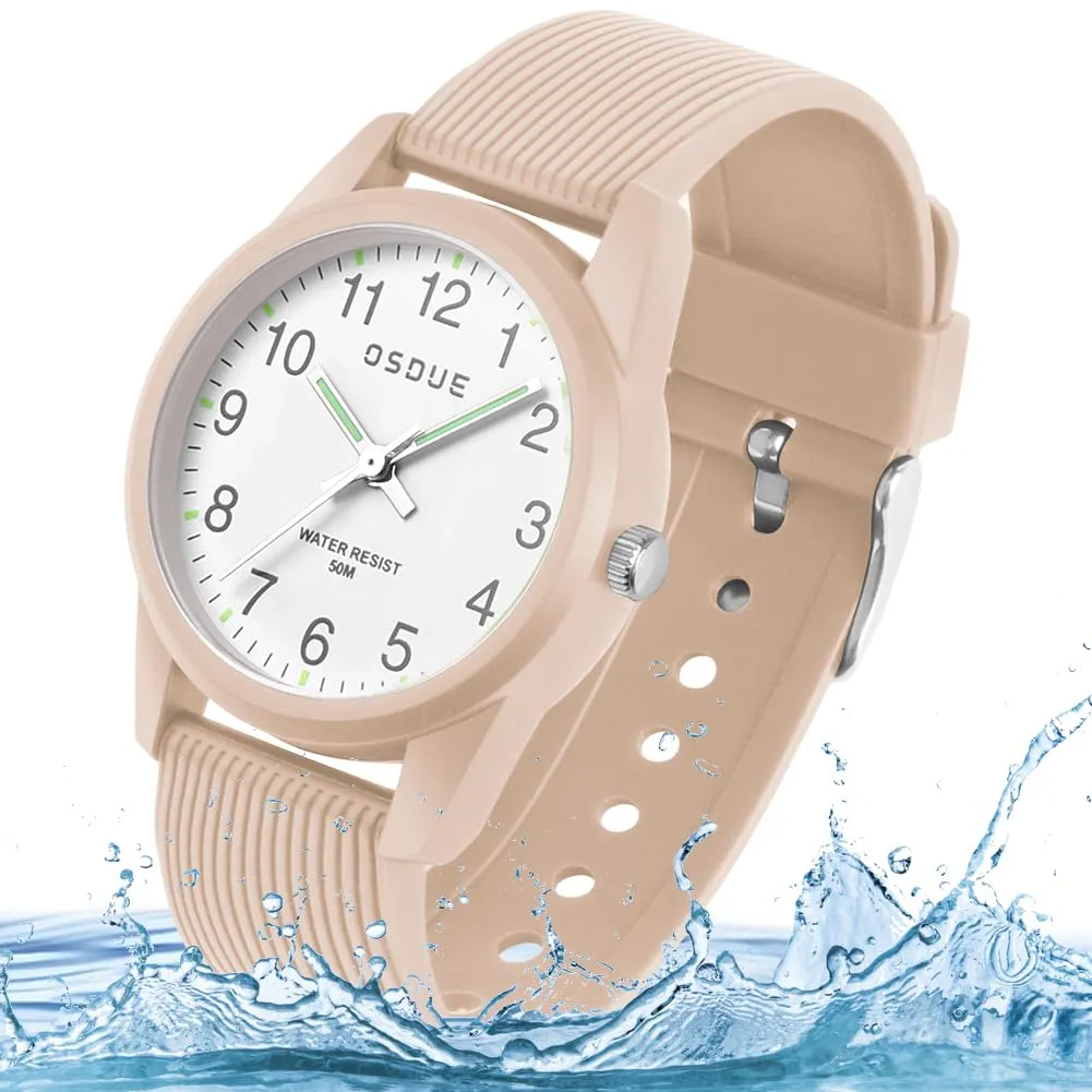 OSDUE Orologio Bambino Impermeabile Luminoso Educativo in Quarzo, 5-18 Anni - immagine 10