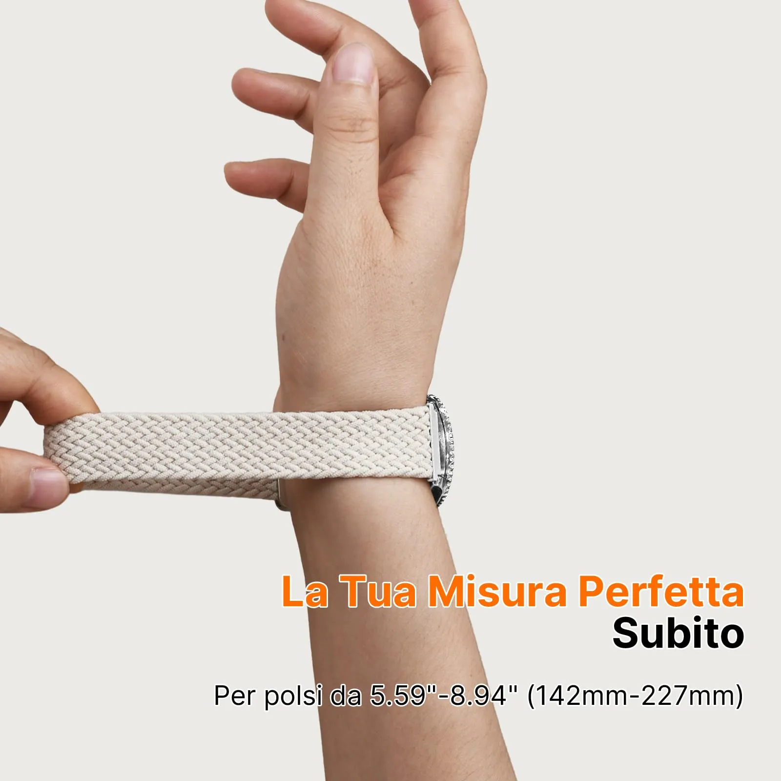 Fullmosa Cinturino Orologio 18mm Nylon per Garmin Venu 3S/Forerunner 255S - immagine 5