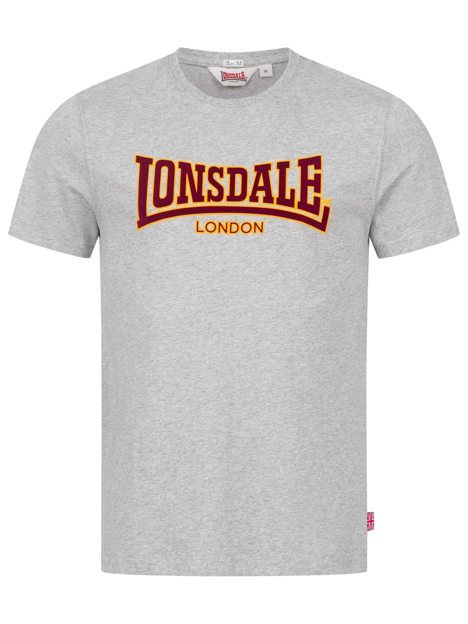 Lonsdale Slim Fit T-Shirt Classic Grigio Melange XL - immagine 3