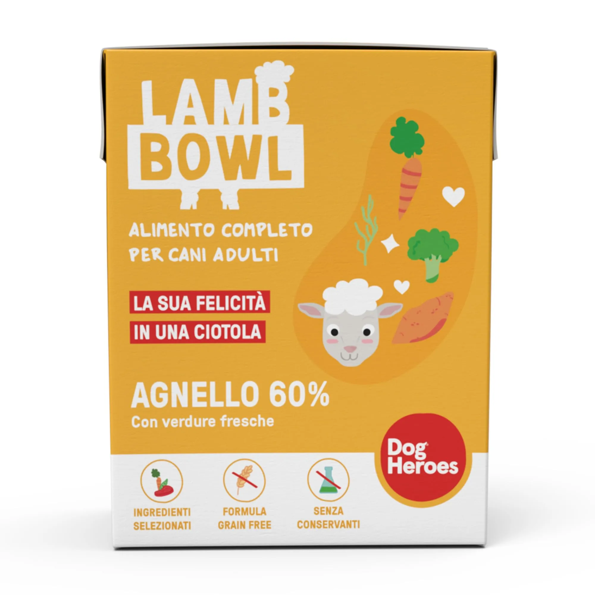 Dog Heroes Cibo Umido per Cani Mix 4 Gusti 60% Carne 24x390g - immagine 4