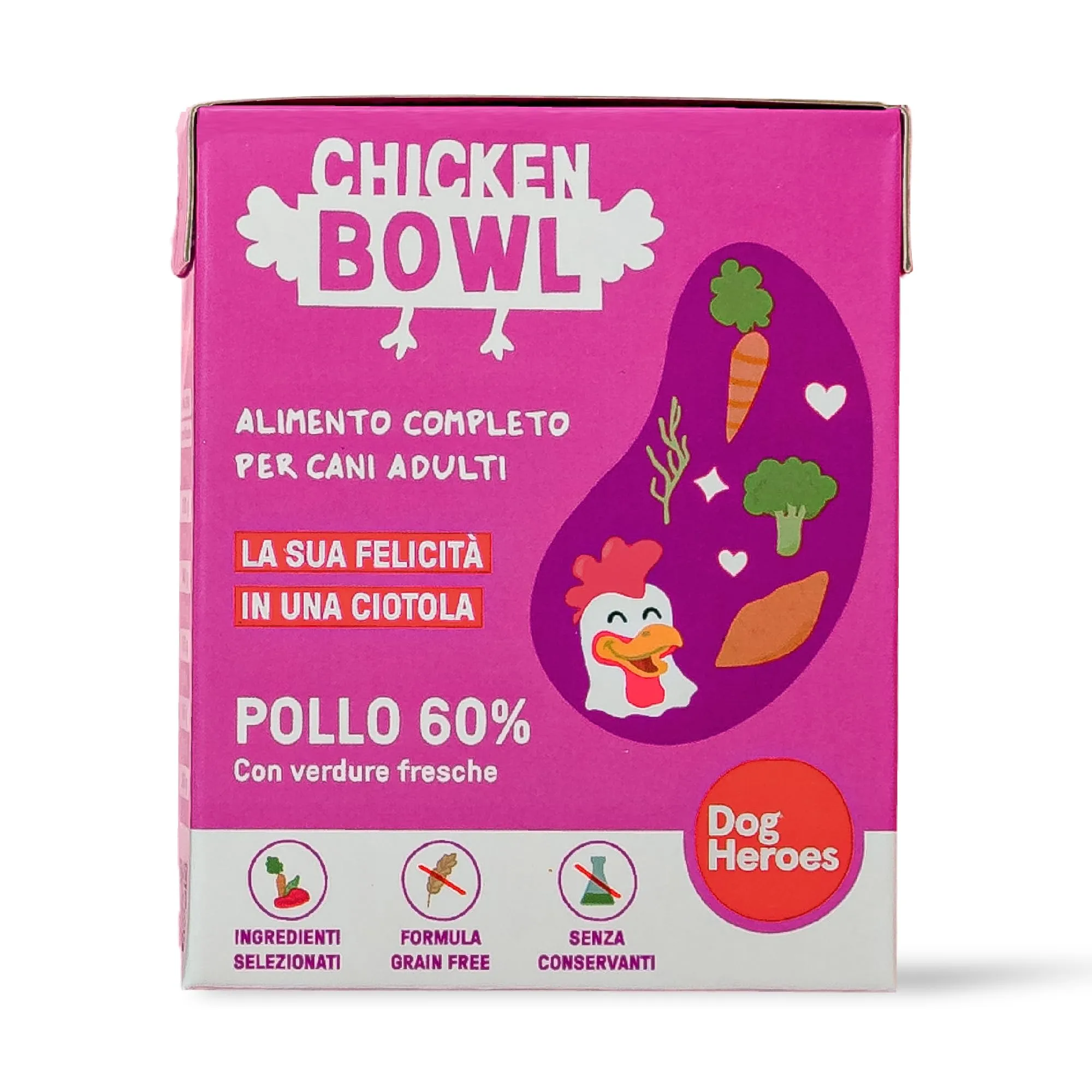 Dog Heroes Cibo Umido per Cani Mix 4 Gusti 60% Carne 24x390g - immagine 5
