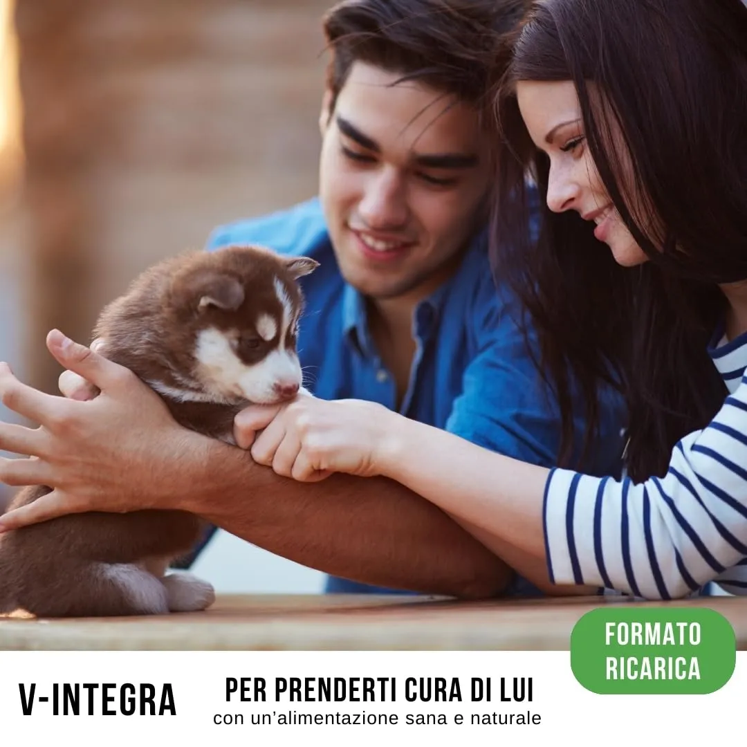 V-INTEGRA Cane Cucciolo Integratore Multivitaminico per Dieta Casalinga e BARF, 1kg ECO RICARICA - immagine 7