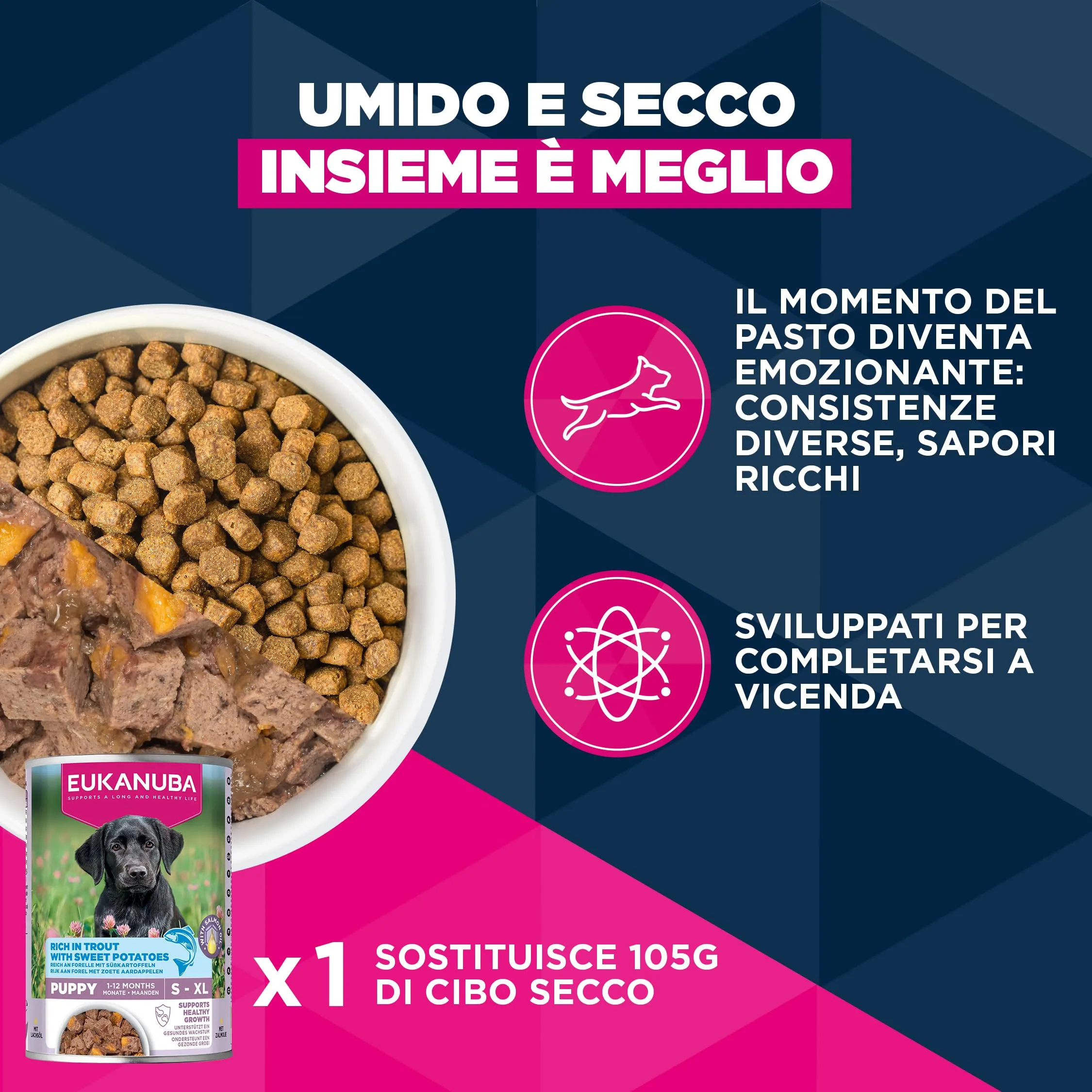 Eukanuba Crocchette cuccioli taglia piccola/media con agnello e riso, 12 kg - immagine 7