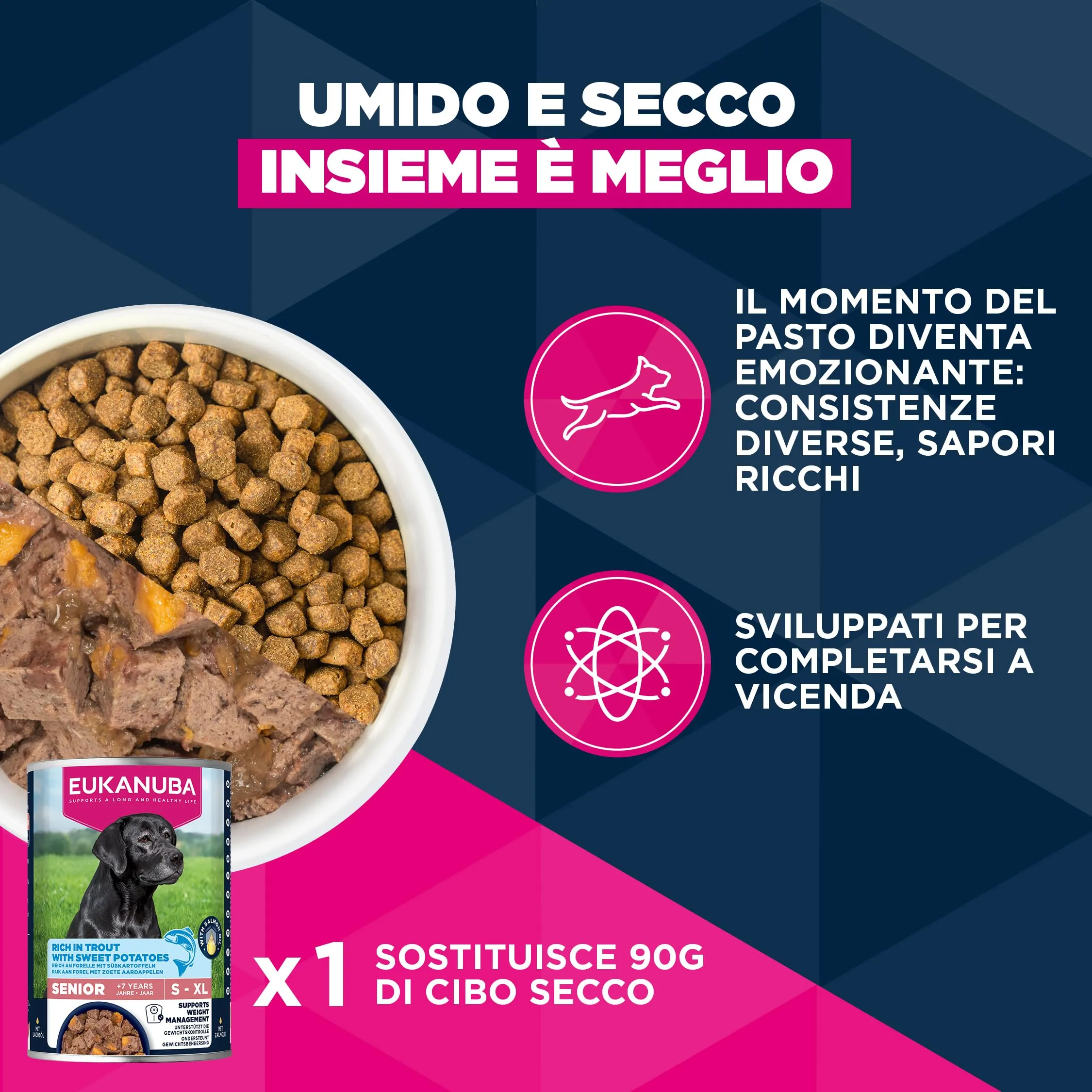 Eukanuba Crocchette cani anziani taglia piccola/media agnello e riso, 3 kg - immagine 7