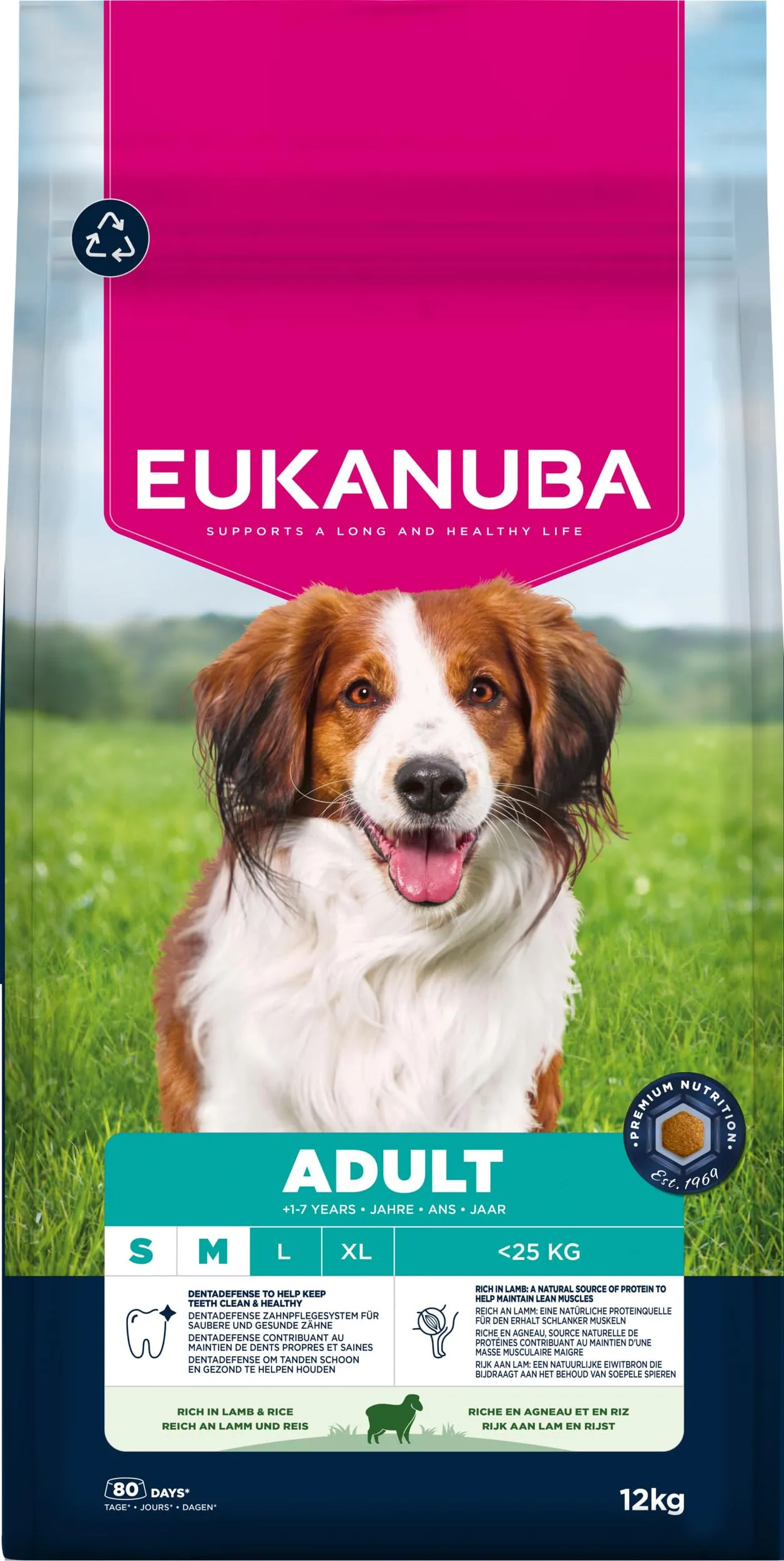 Eukanuba Crocchette cani adulti taglia piccola/media agnello e riso, 12 kg - immagine 11