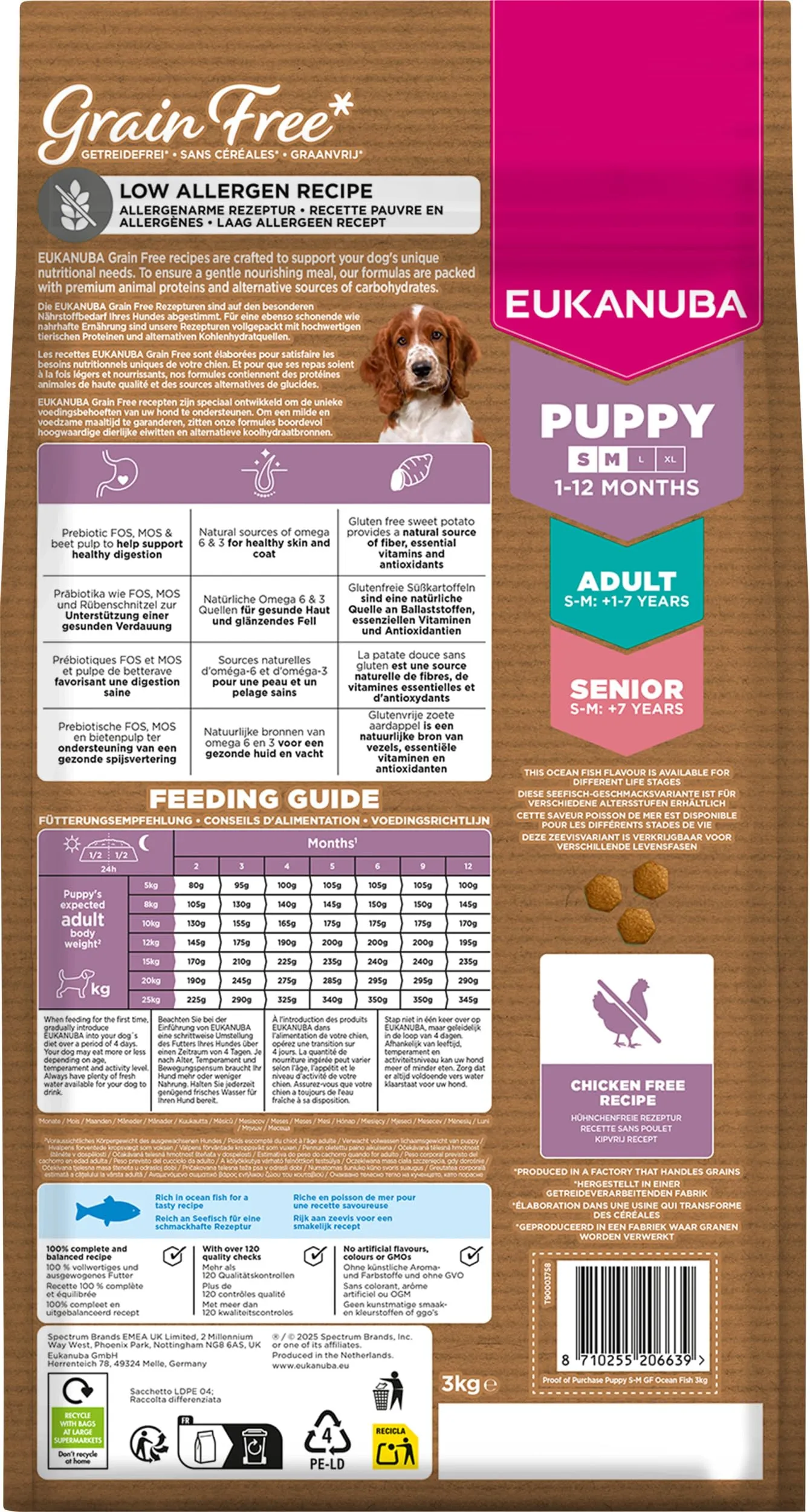 Eukanuba Crocchette per cuccioli taglia piccola/media con pesce, 3 kg - immagine 11