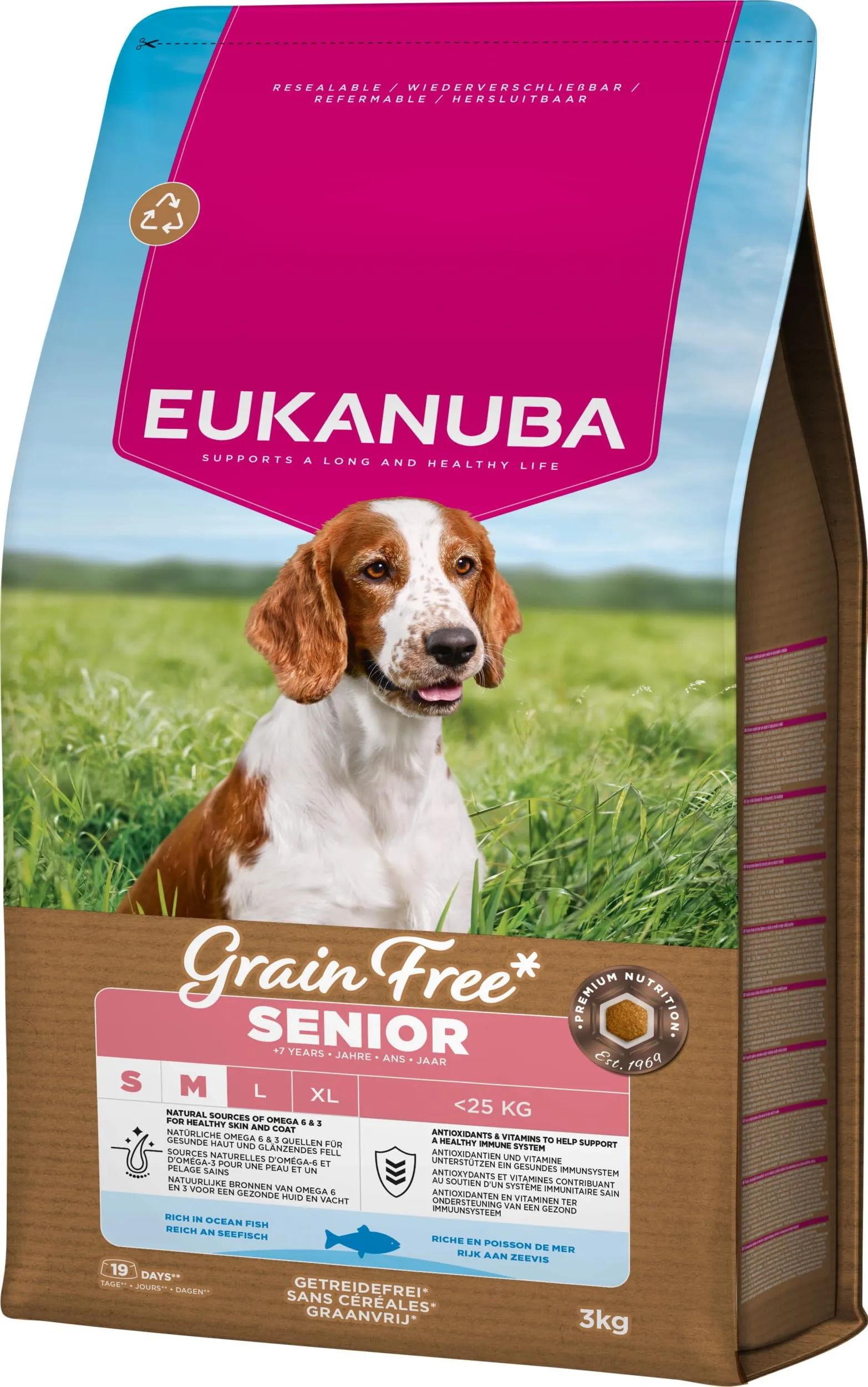 Eukanuba Crocchette per cani anziani taglia piccola/media al pesce, 3 kg - immagine 10