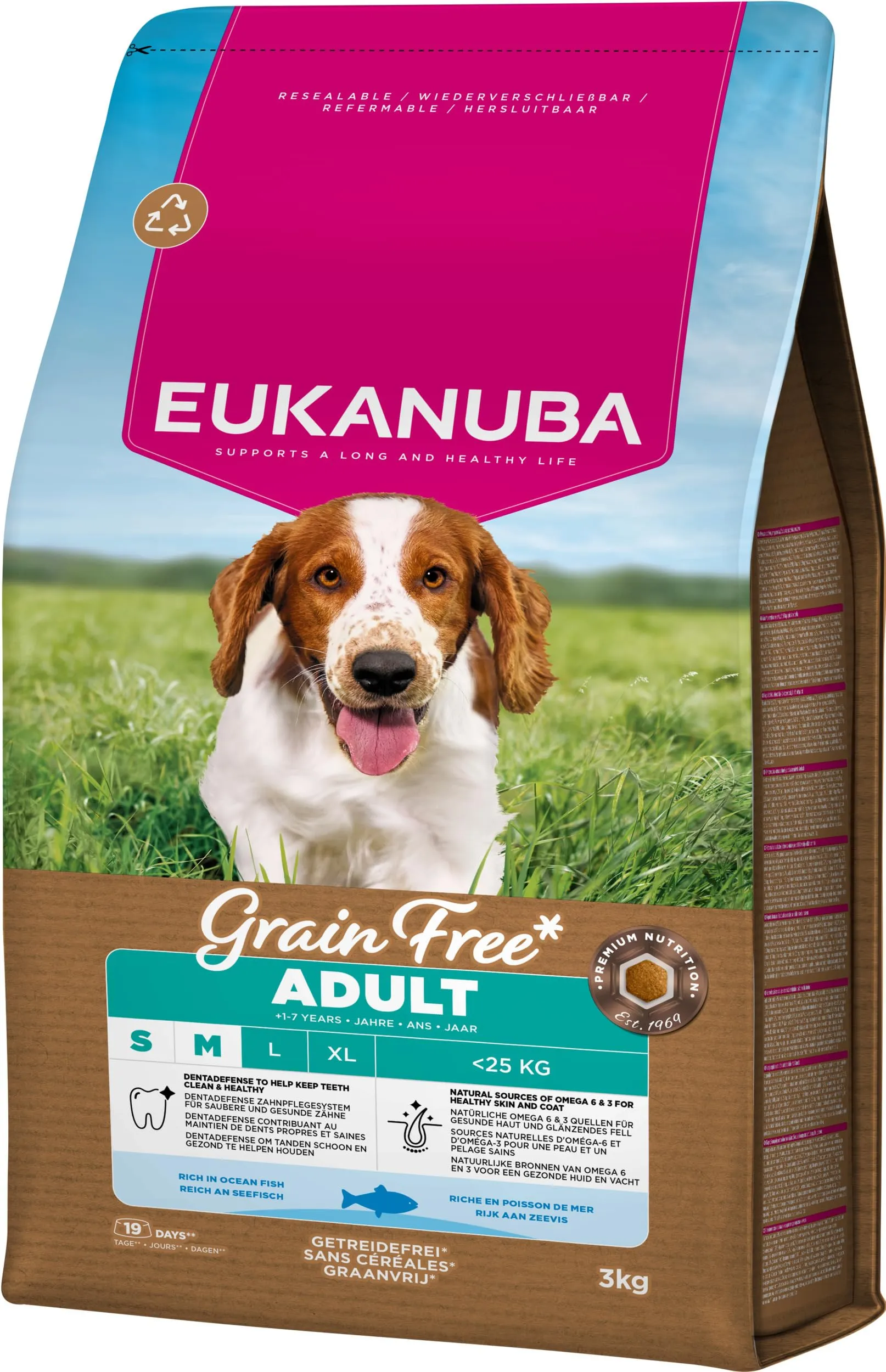 Eukanuba Crocchette per cani adulti taglia piccola/media al pesce, 3 kg - immagine 10