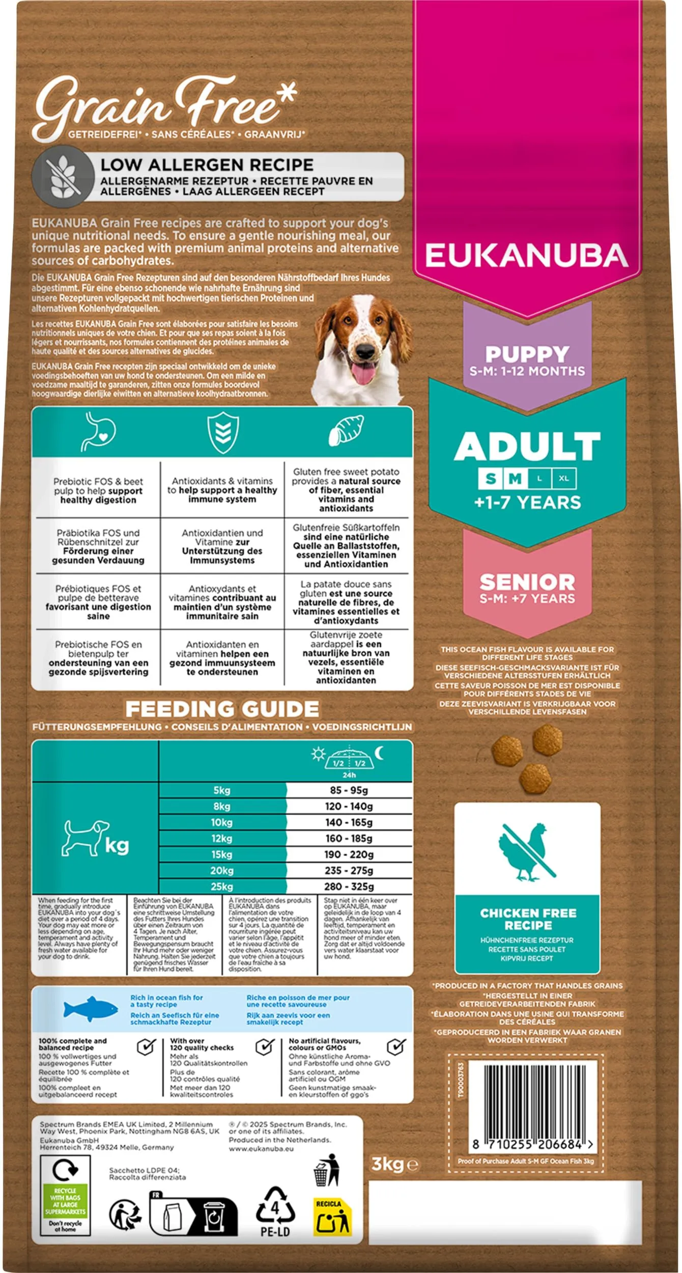 Eukanuba Crocchette per cani adulti taglia piccola/media al pesce, 3 kg - immagine 11