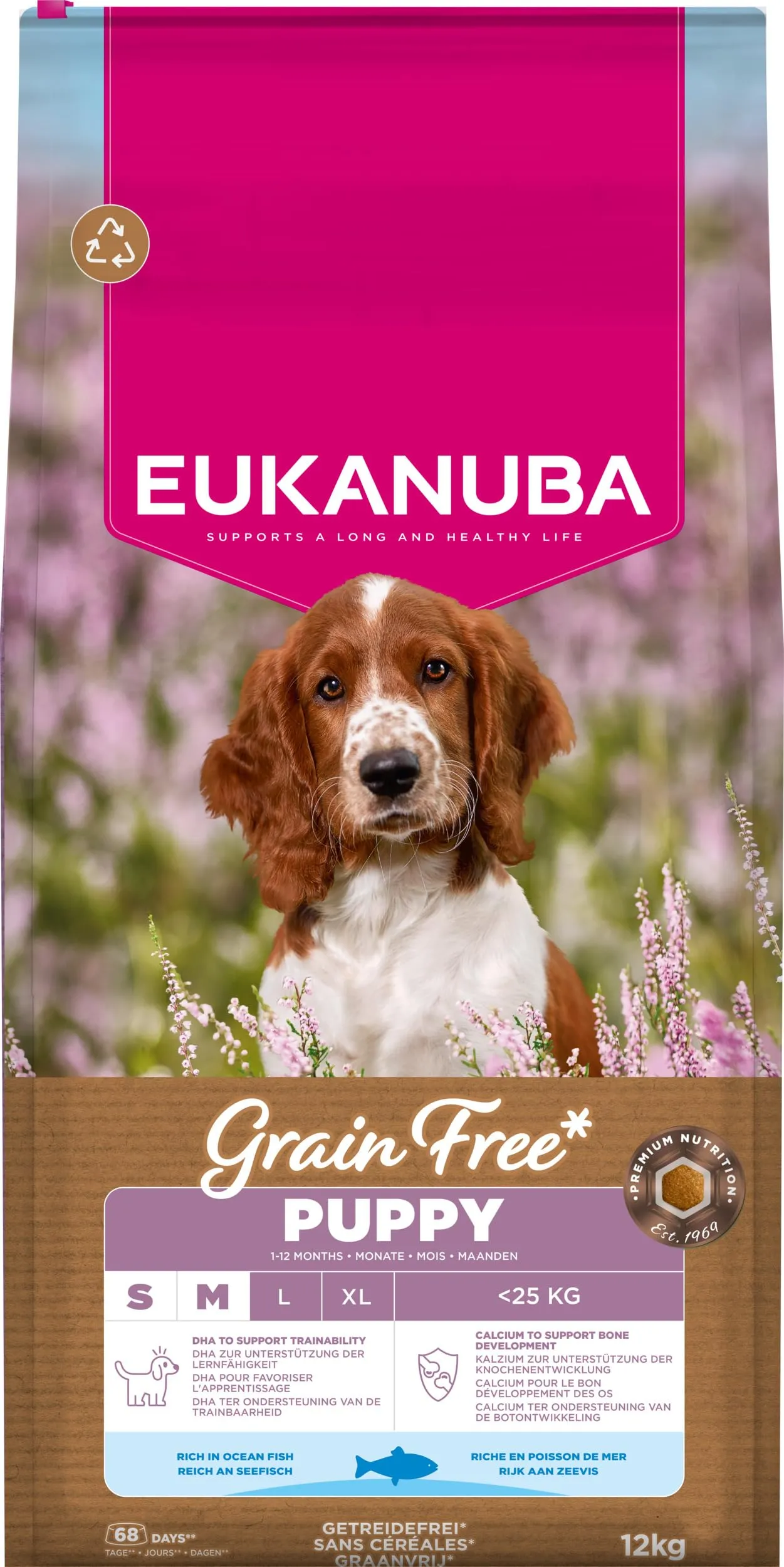 Eukanuba Crocchette per cuccioli taglia piccola/media al pesce, 12 kg - immagine 4