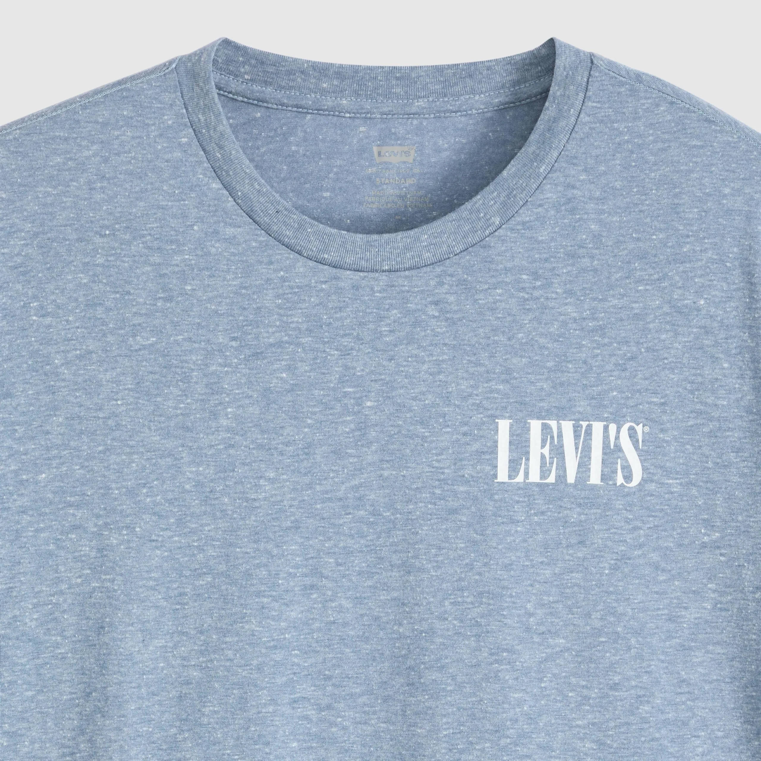 Levi's Men's Crew Neck T-Shirt, Moonlight Blue, M - immagine 6