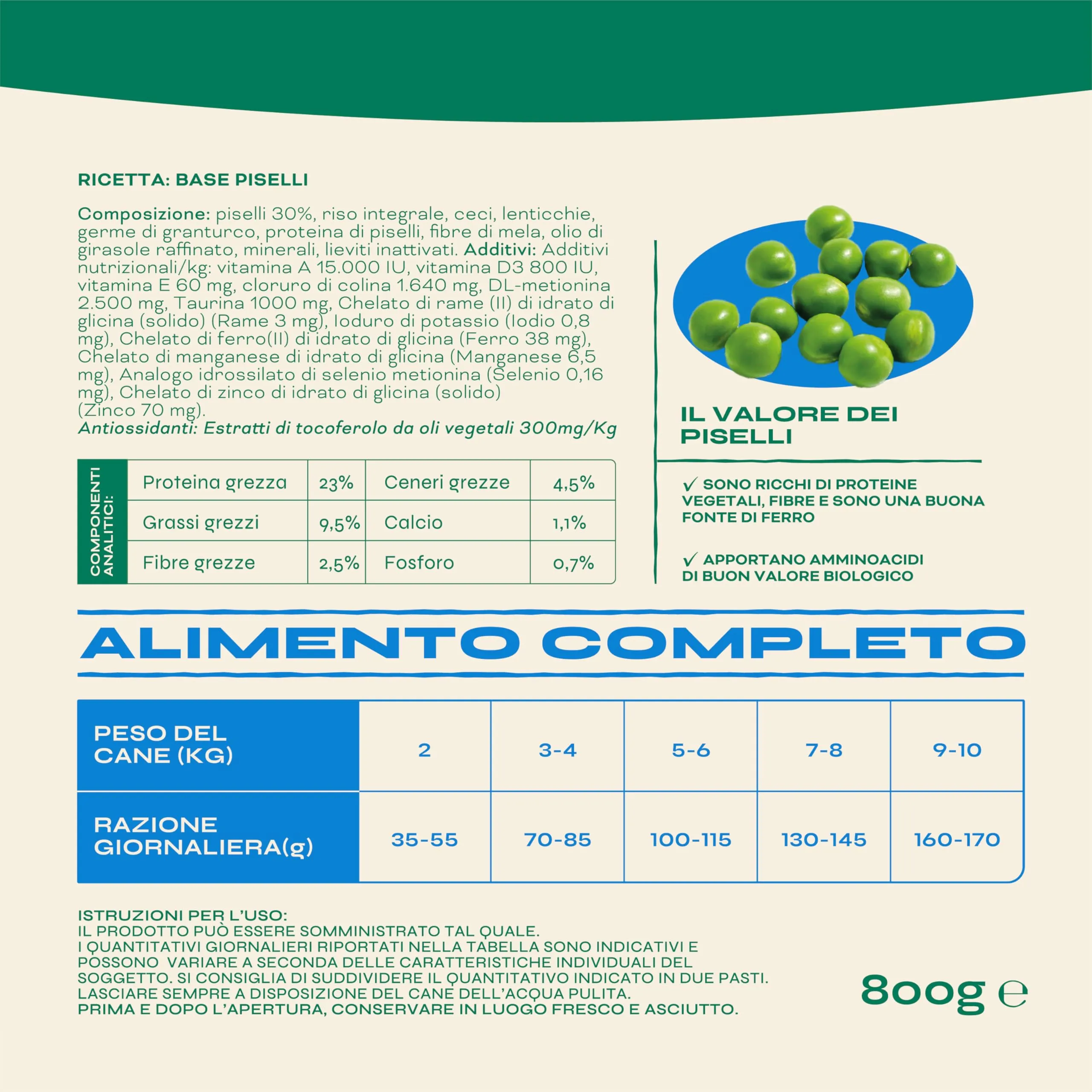 Proggy Care Crocchette per Cani Adulti Mini 3–10 kg, Multipack 6×800 g, Alimento Completo 100% Vegetale a base di Piselli - immagine 4