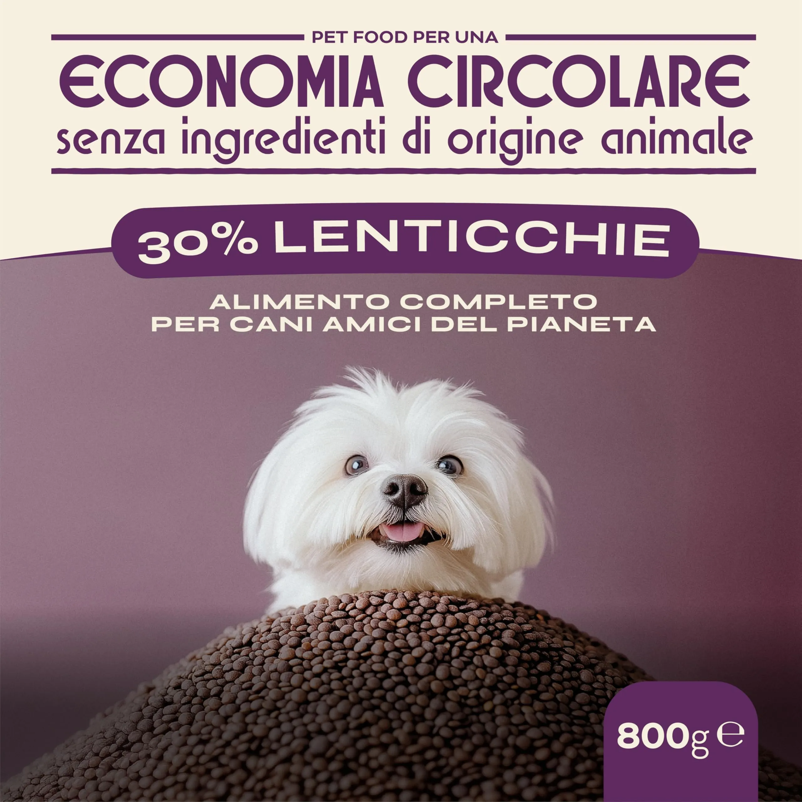 Proggy Care Crocchette Cani Adulti Mini 3–10 kg, Multipack 6×800 g, Alimento Completo Vegetale a base di Lenticchie - immagine 2
