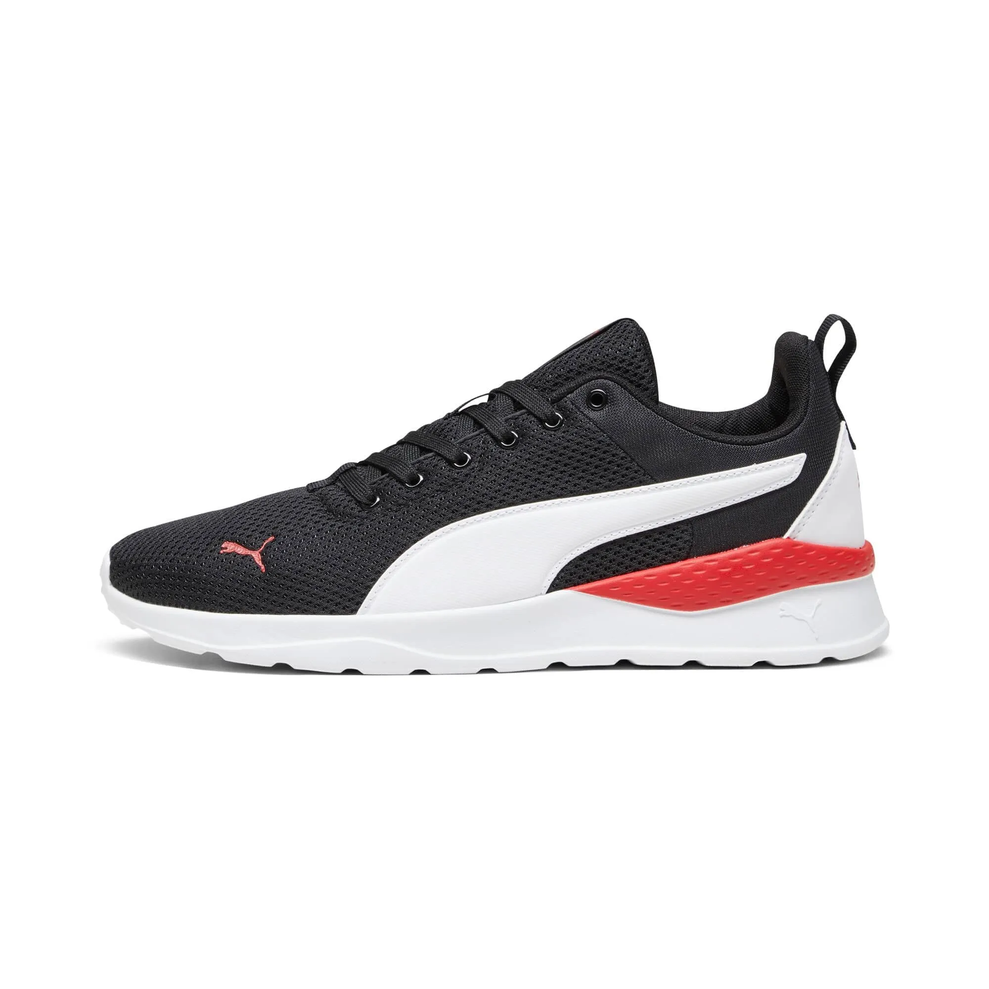 PUMA Anzarun Lite Unisex Sneakers - Puma Black Puma White For All Time Red, 44.5 EU - immagine 1
