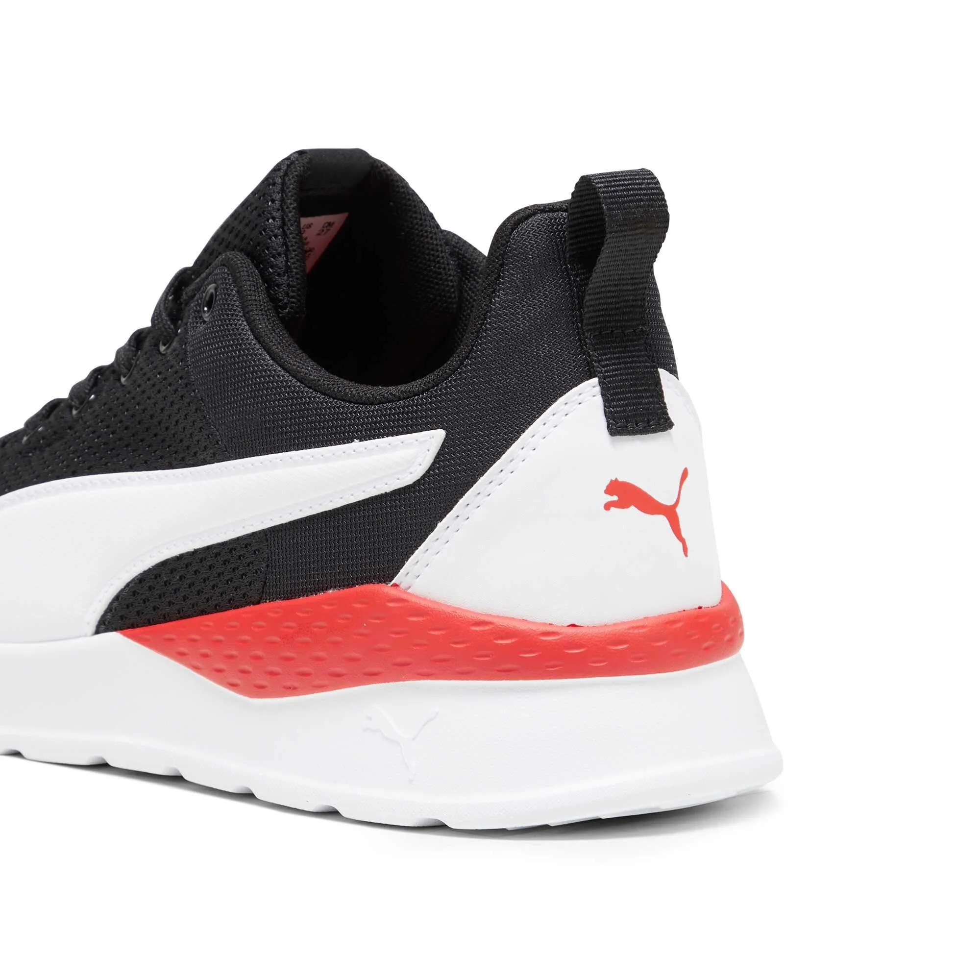 PUMA Anzarun Lite Unisex Sneakers - Puma Black Puma White For All Time Red, 44.5 EU - immagine 4