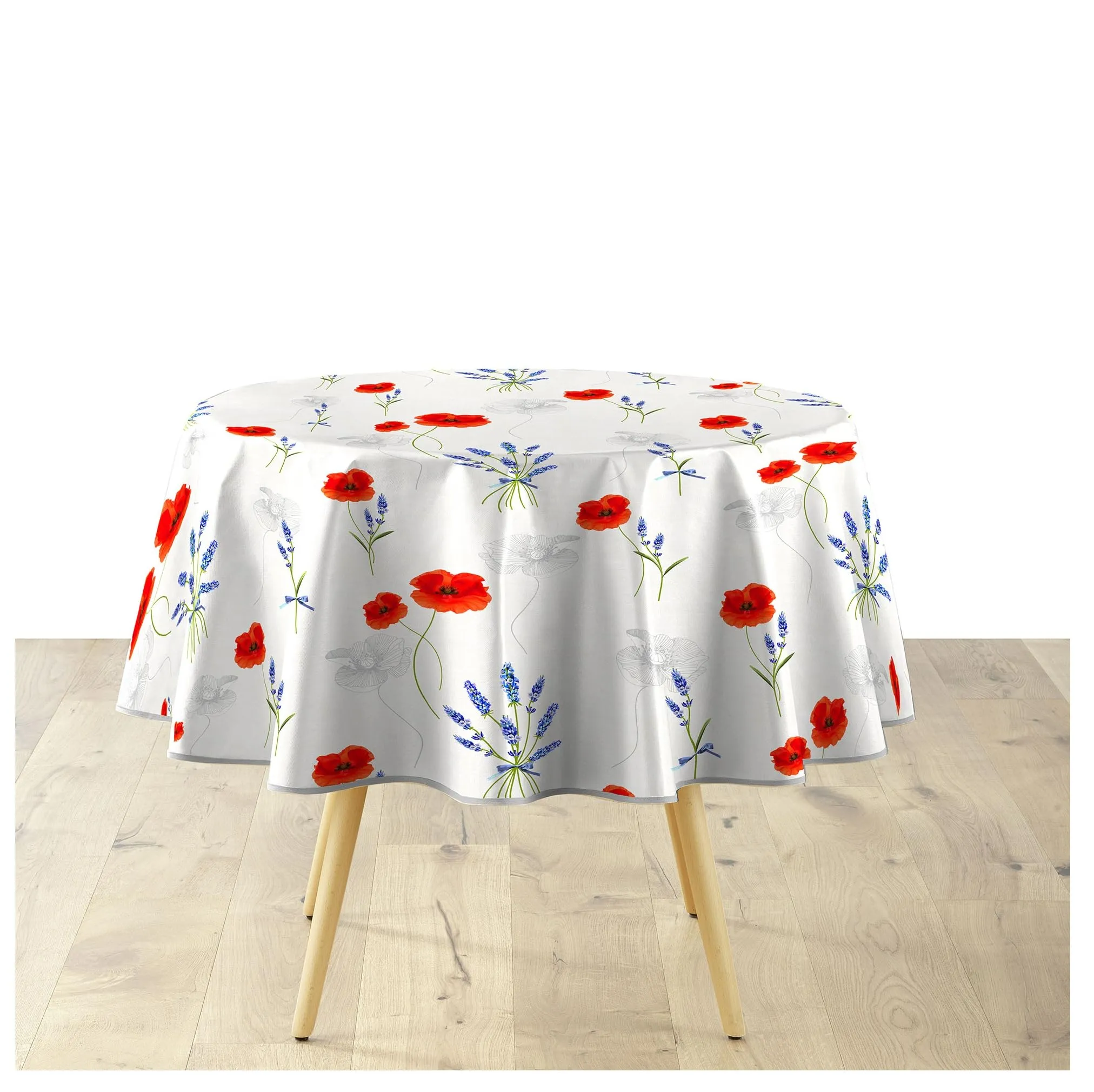 Douceur d'Intérieur Sisteron Nappe PVC Textilia 160 cm - immagine 1