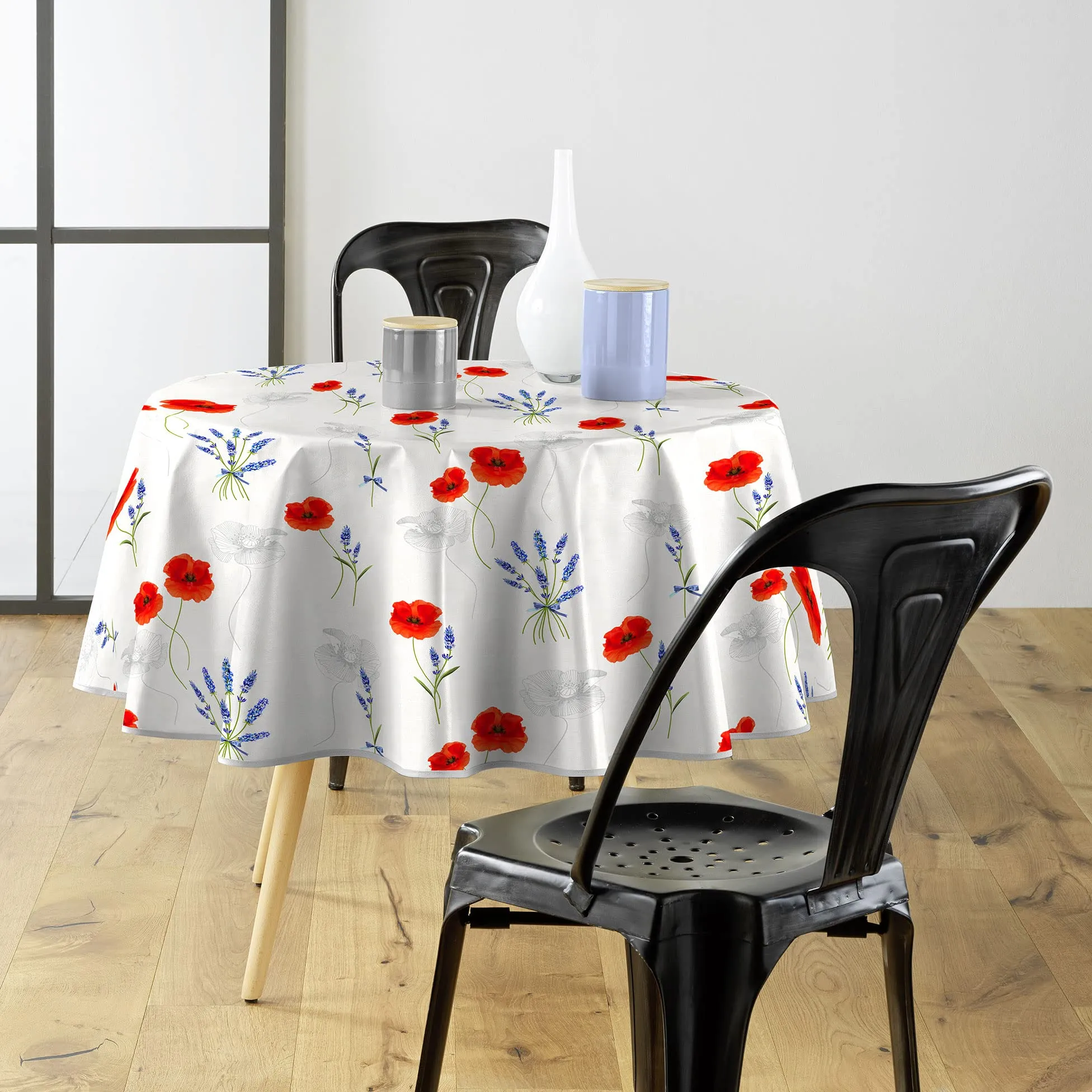 Douceur d'Intérieur Sisteron Nappe PVC Textilia 160 cm - immagine 3