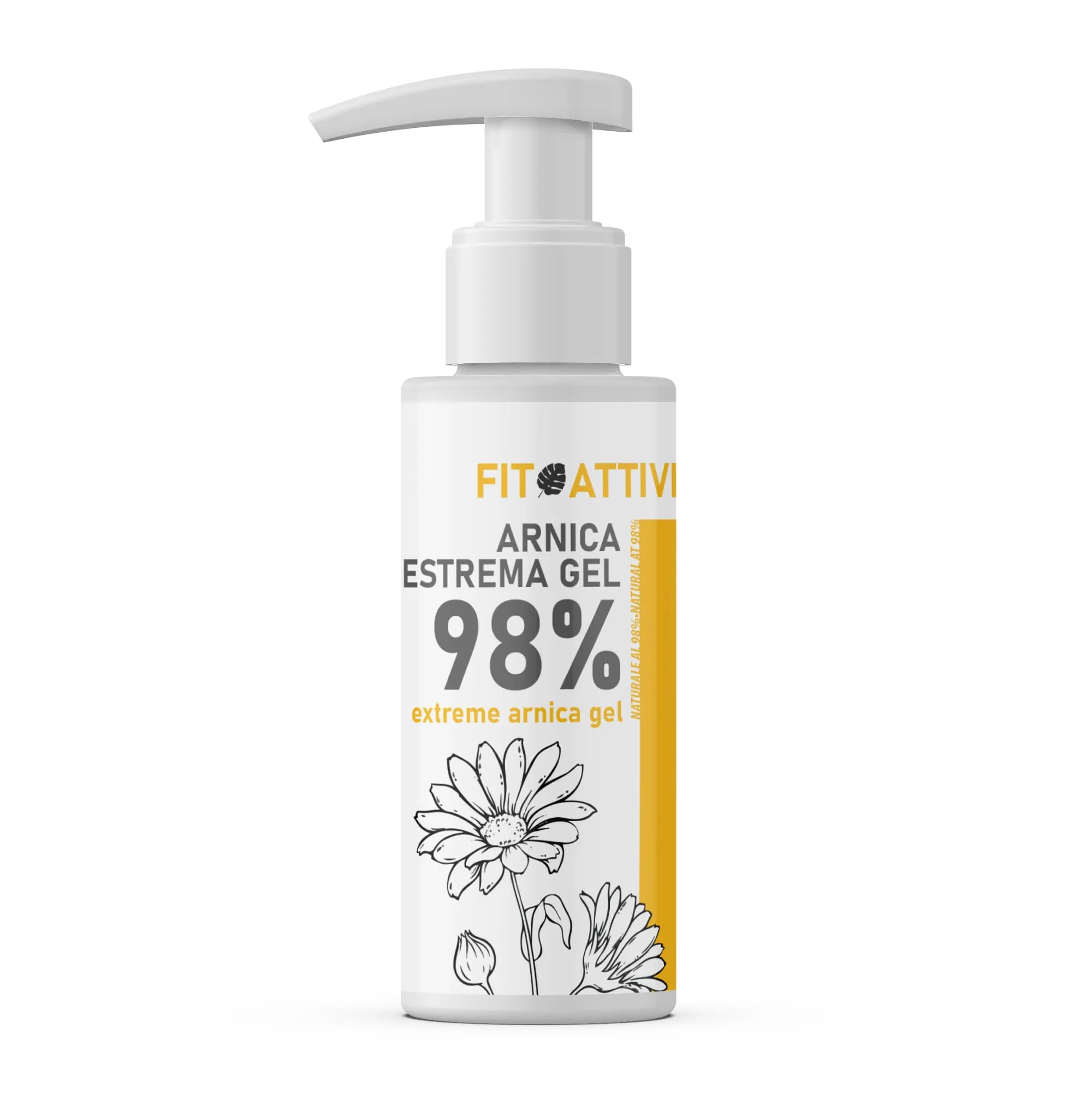 Fitoattivi Natura e Benessere Arnica Gel Forte 98% con Vitamina E, Menta e Lavanda, 100 ml - immagine 1