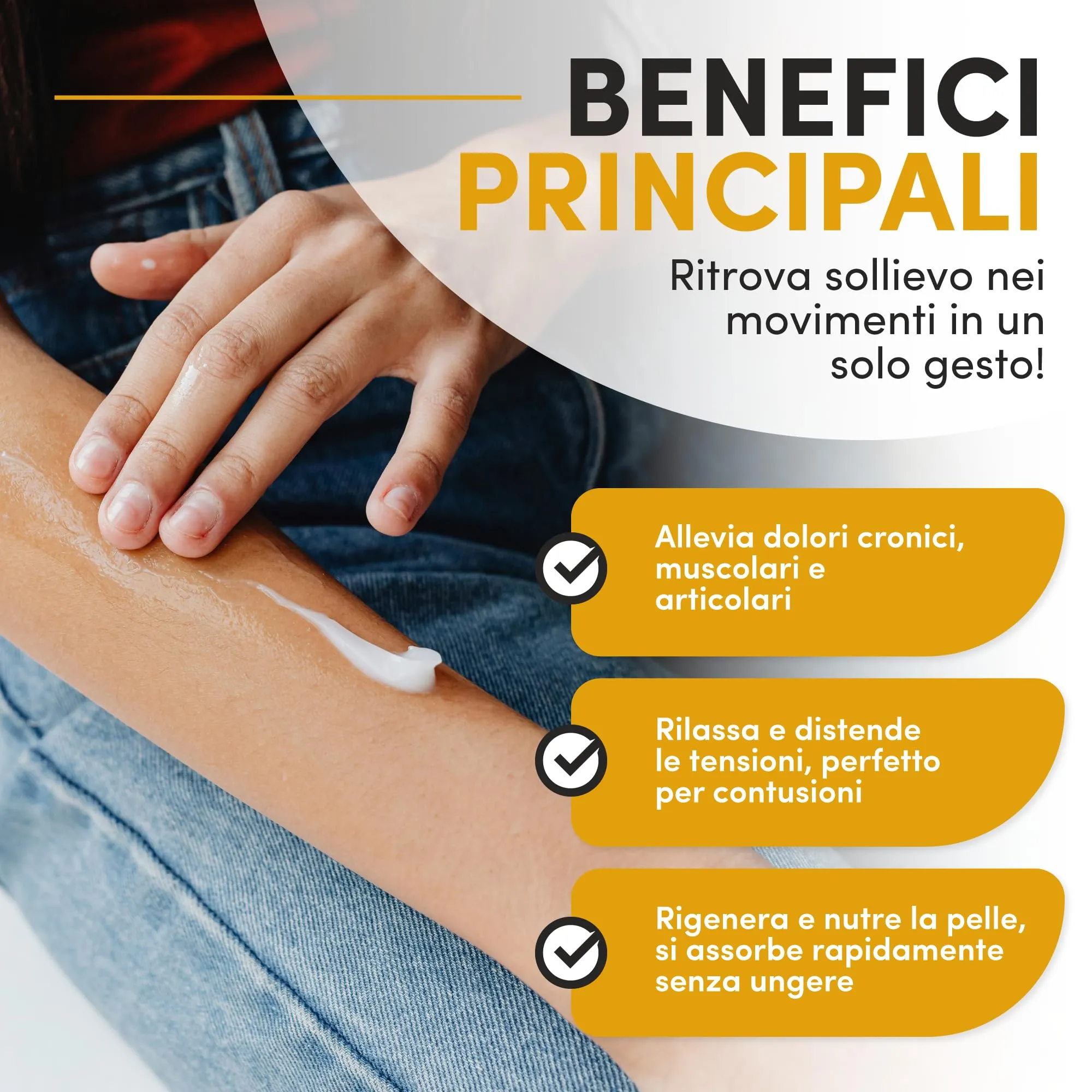 Fitoattivi Natura e Benessere Arnica Gel Forte 98% con Vitamina E, Menta e Lavanda, 100 ml - immagine 4