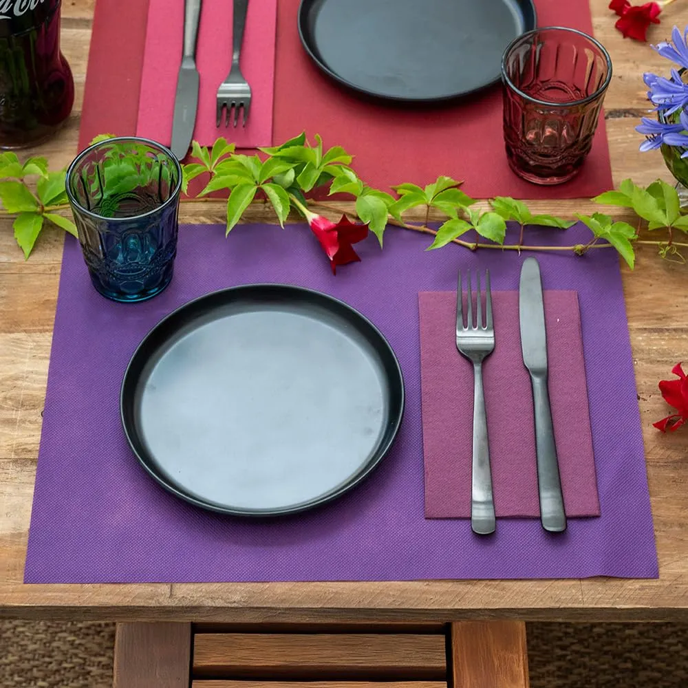 Garcia de Pou Tovagliette Spundbond 60 Gsm 30x40 cm Viola PP - 200 Unità - immagine 2