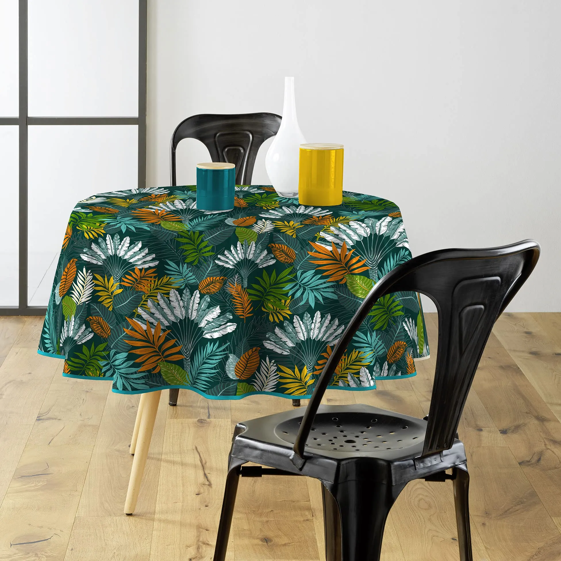 Douceur d'Intérieur Panazio Tablecloth, PVC Textilia, 160 cm - immagine 2