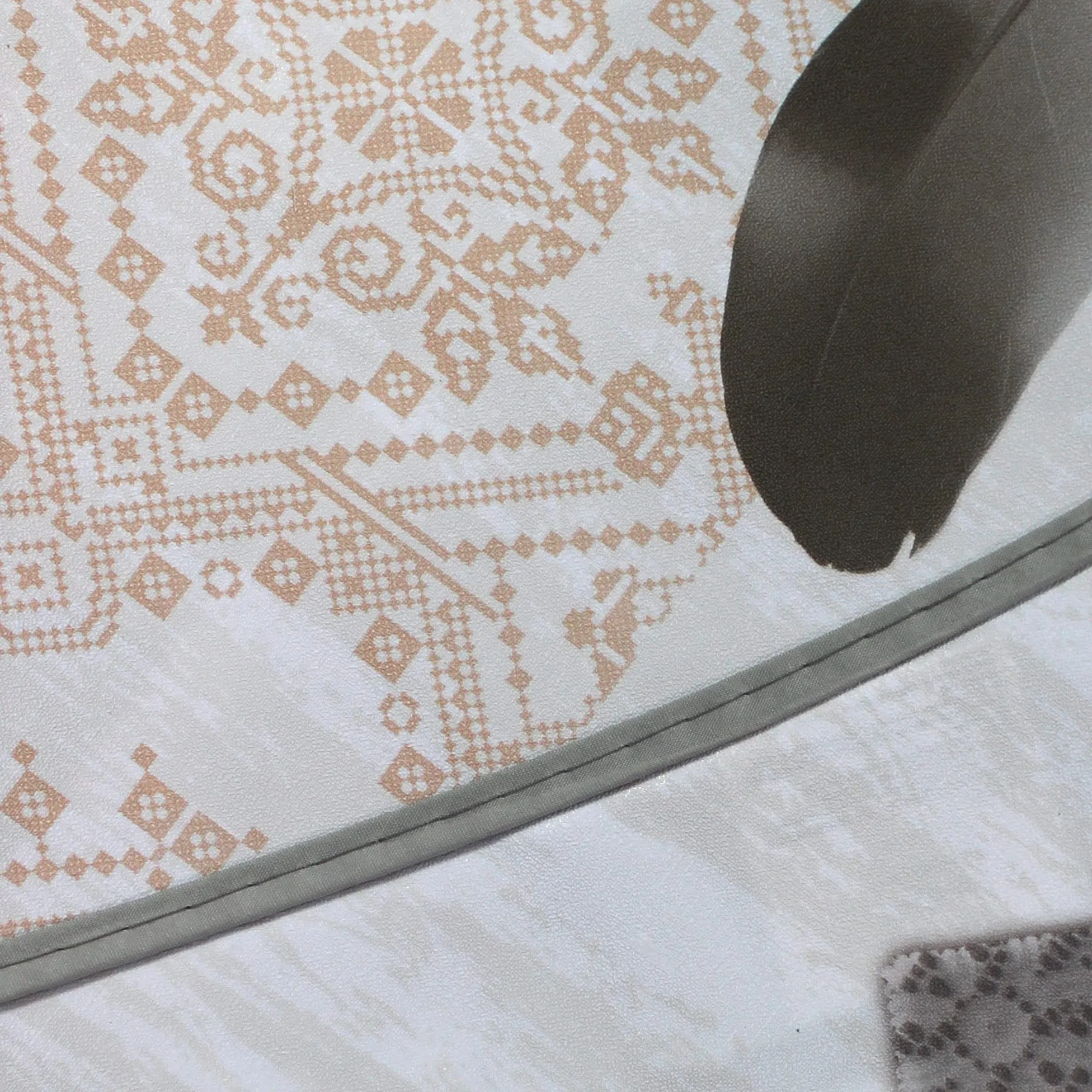 Douceur d'Intérieur Tovaglia Rotonda Delicia, PVC Textilia, 160 cm - immagine 3