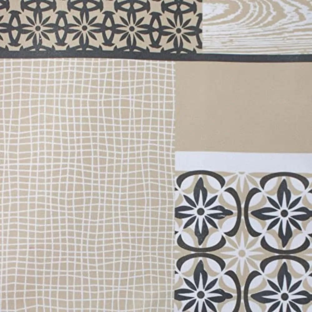 Douceur d'Intérieur Tovaglia Rettangolare Naturaline Blu, 140 x 240 cm, Cotone Tessuto Costa - immagine 3