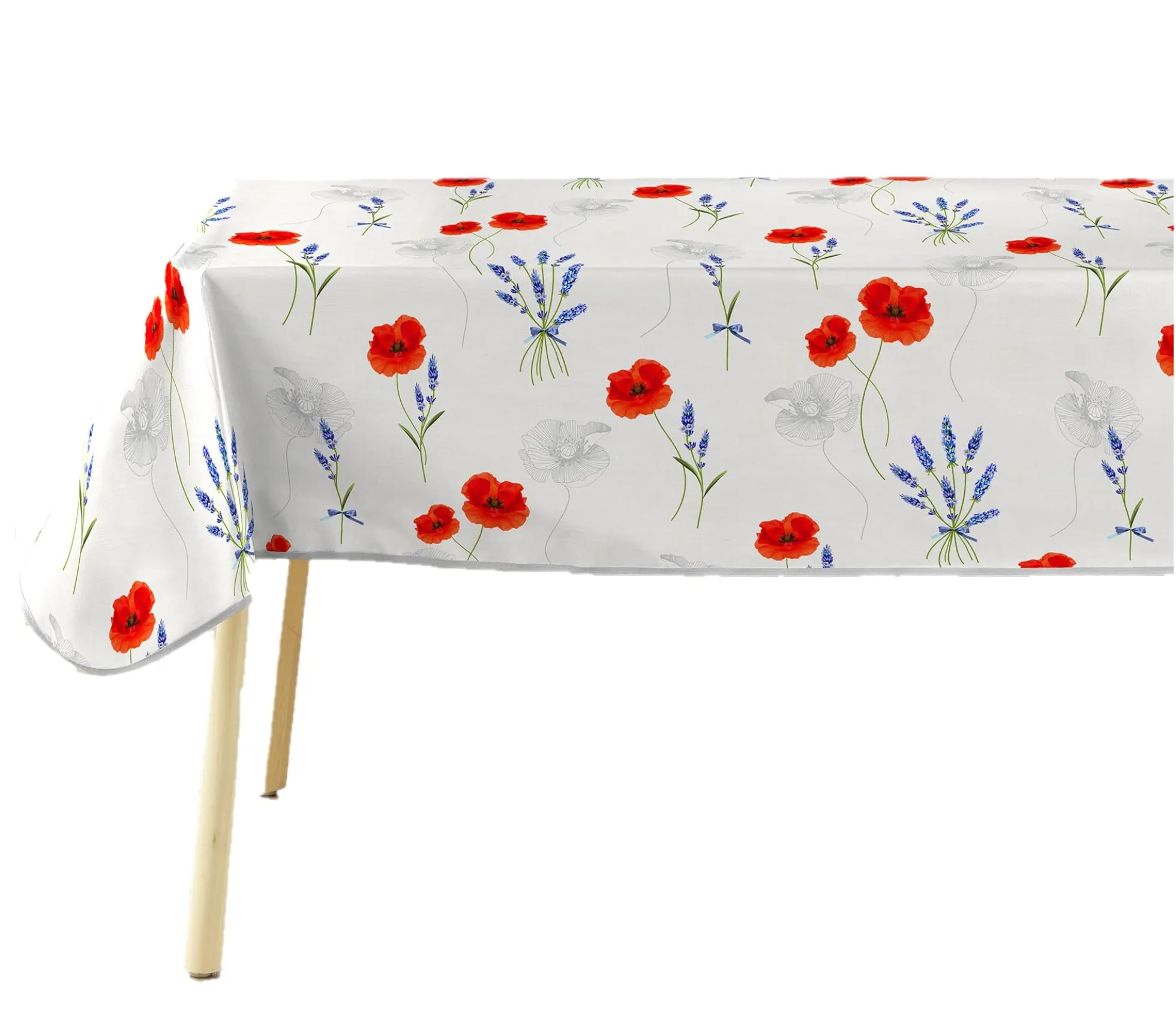Douceur d'Intérieur Tovaglia rettangolare Sisteron PVC Textilia 140 x 240 cm - immagine 1