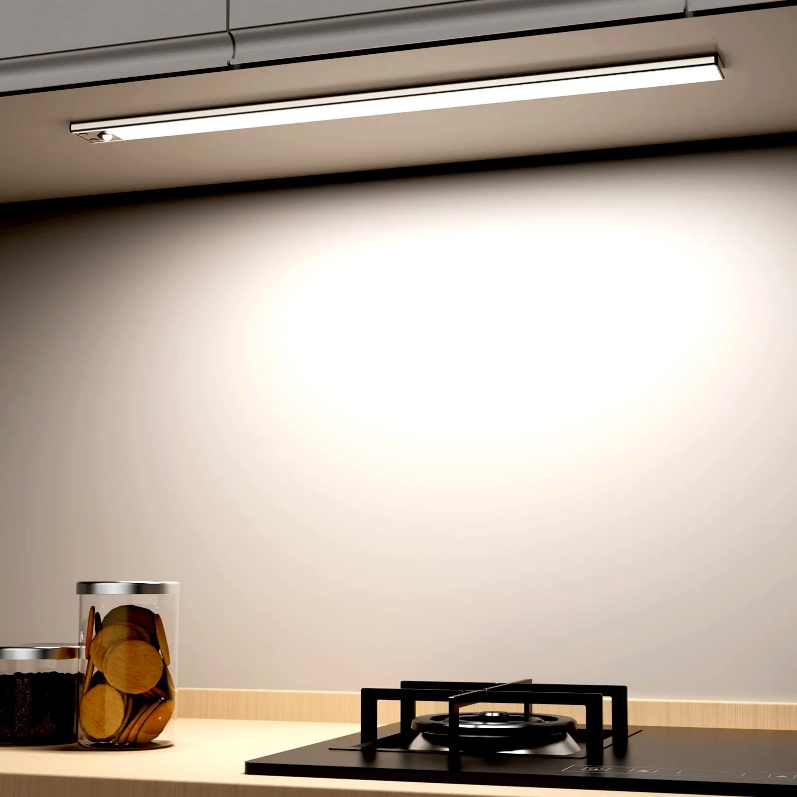 OUILA Luce Armadio LED con Sensore di Movimento, 41cm, Ricaricabile USB, 6500K, GLS-C018 - immagine 1