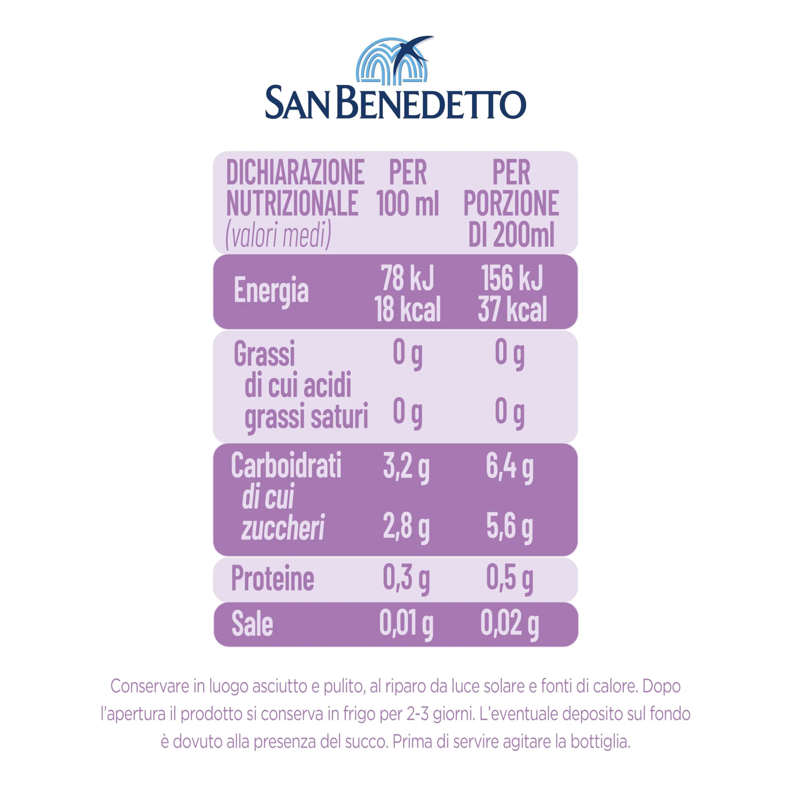 San Benedetto Succoso Zero alla Macedonia, 400 ml - immagine 2