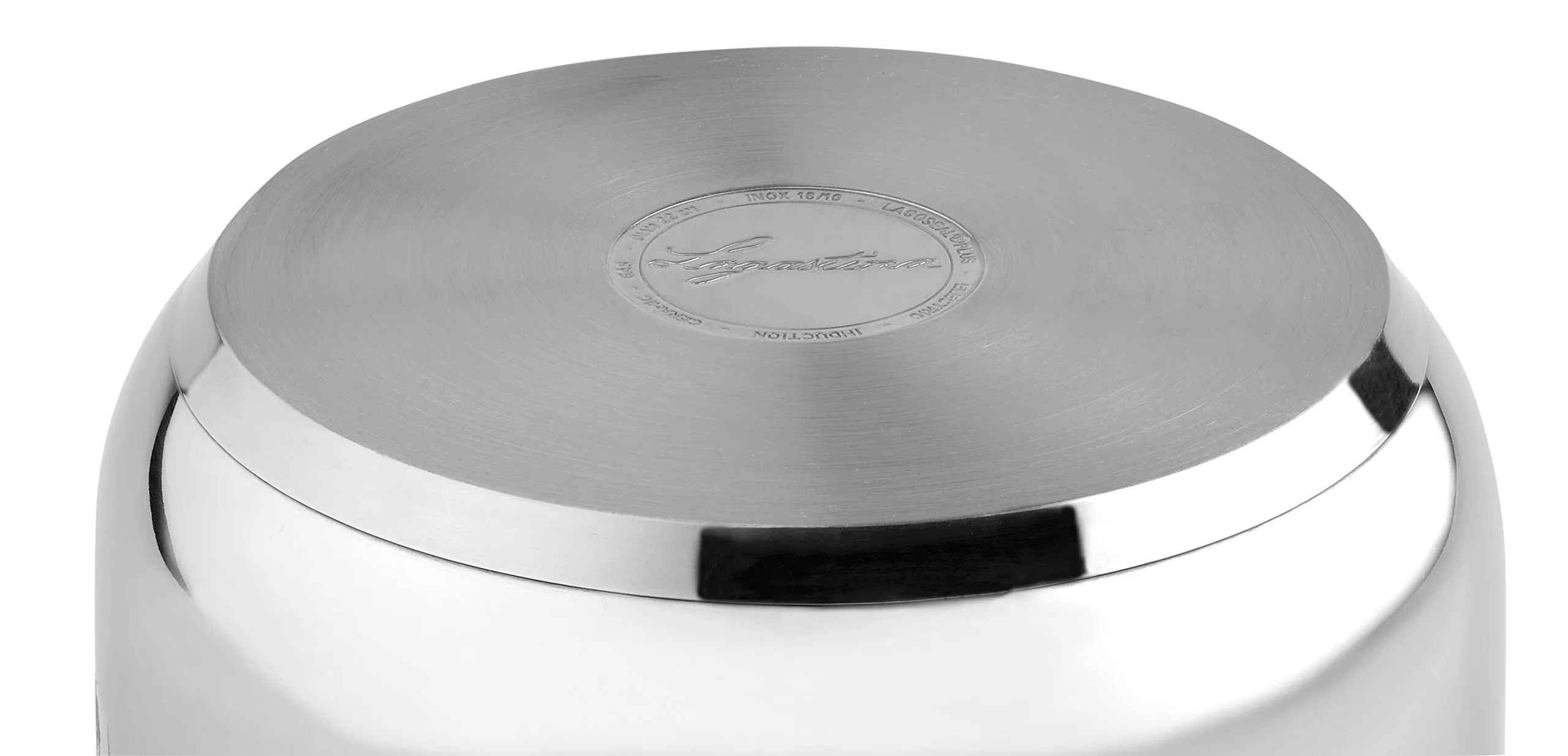 Lagostina Gioiosa Pentola in Acciaio Inox 18/10, 22 cm, 5.7 Litri - immagine 2