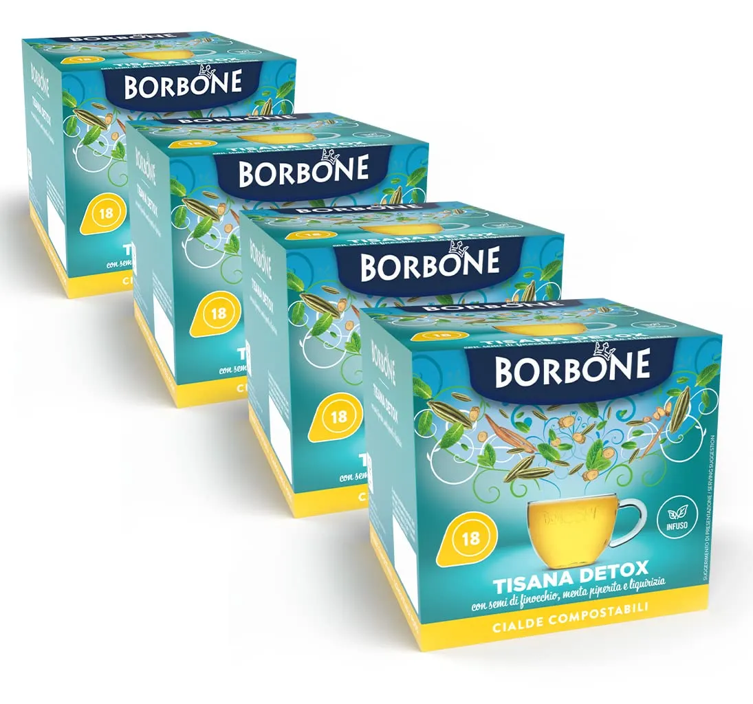 Caffè Borbone Tisana Detox, 72 Cialde Sistema ESE - immagine 2