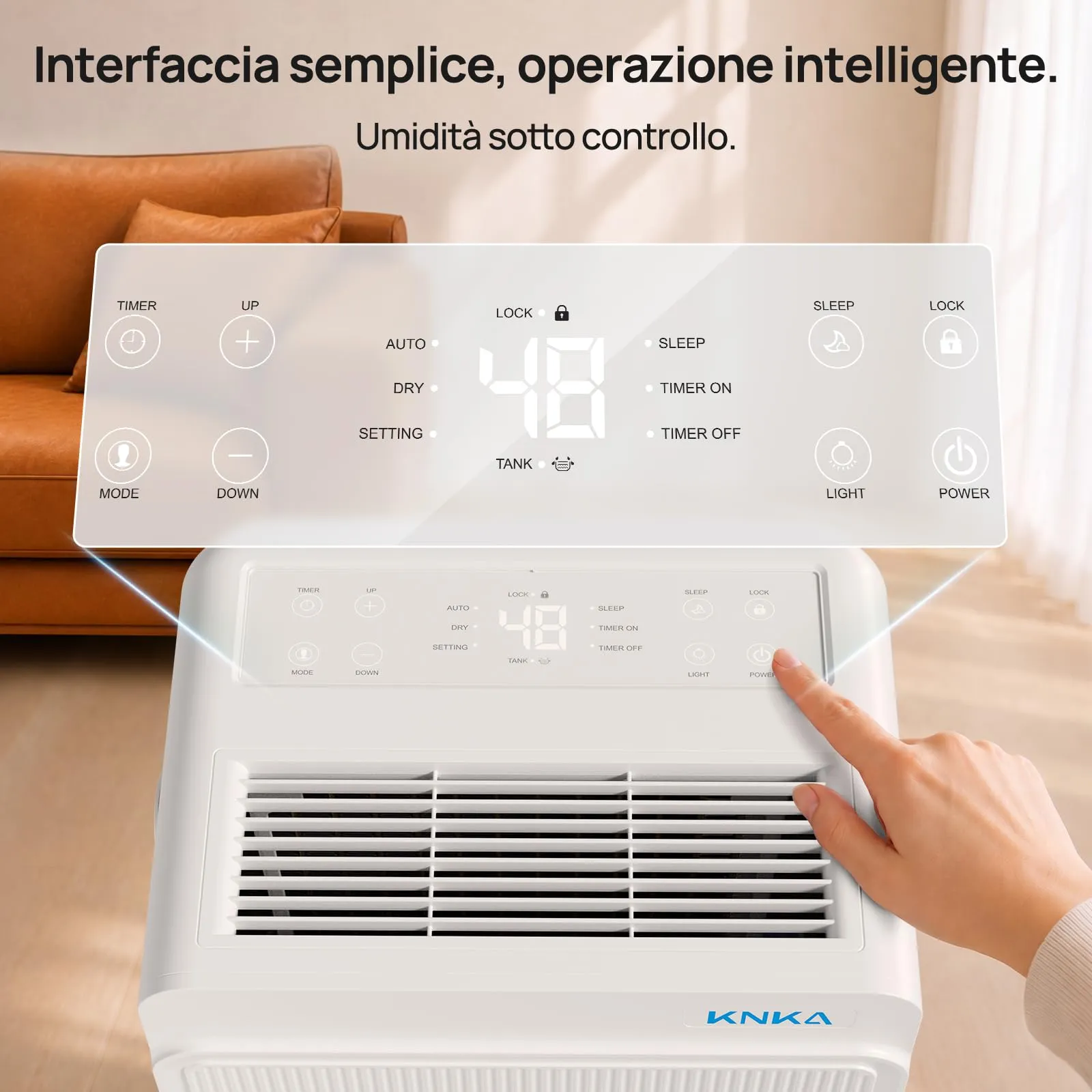 KNKA Deumidificatore 25L/giorno PD30MA-20 - immagine 4