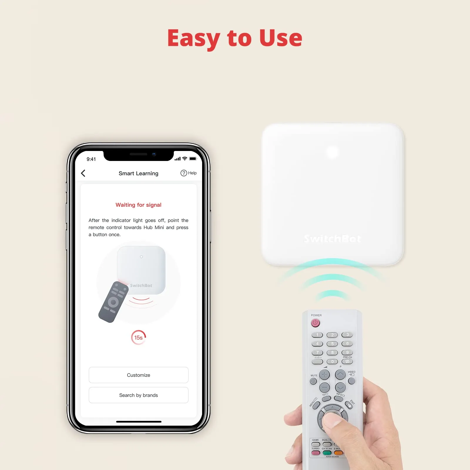 SwitchBot Hub Mini telecomando intelligente IR Wi-Fi Bianco - immagine 2