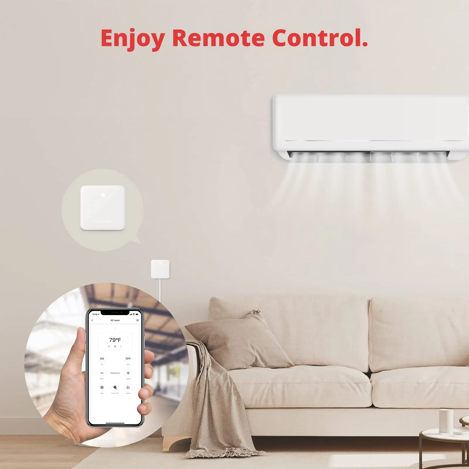 SwitchBot Hub Mini telecomando intelligente IR Wi-Fi Bianco - immagine 5