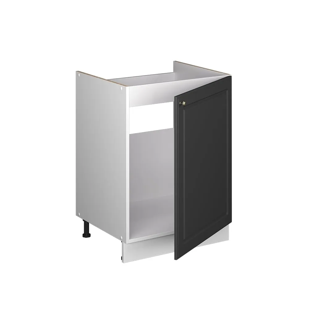 Vicco Mobile Lavello Cucina Fame-Line Antracite Country/Bianco 60 cm - immagine 7