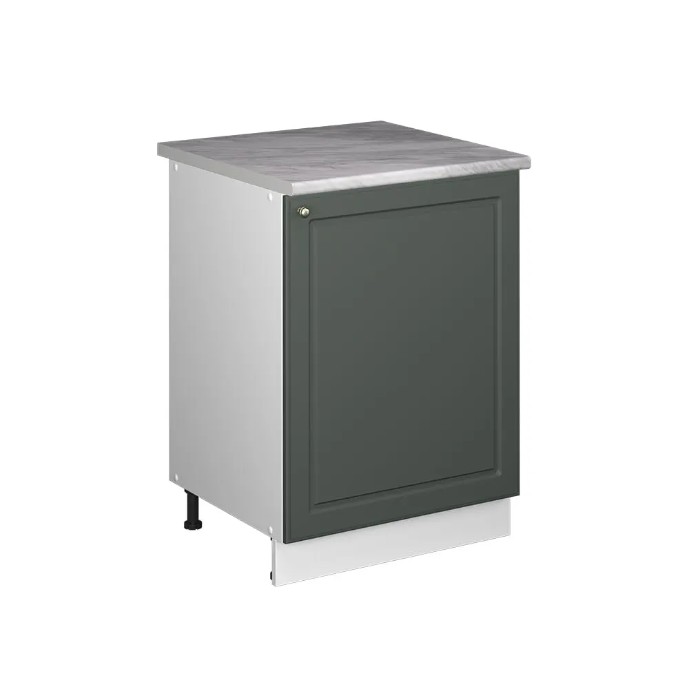 Vicco Mobile Lavello Cucina Fame-Line, Verde-oro Country/Bianco, 60 cm - immagine 1