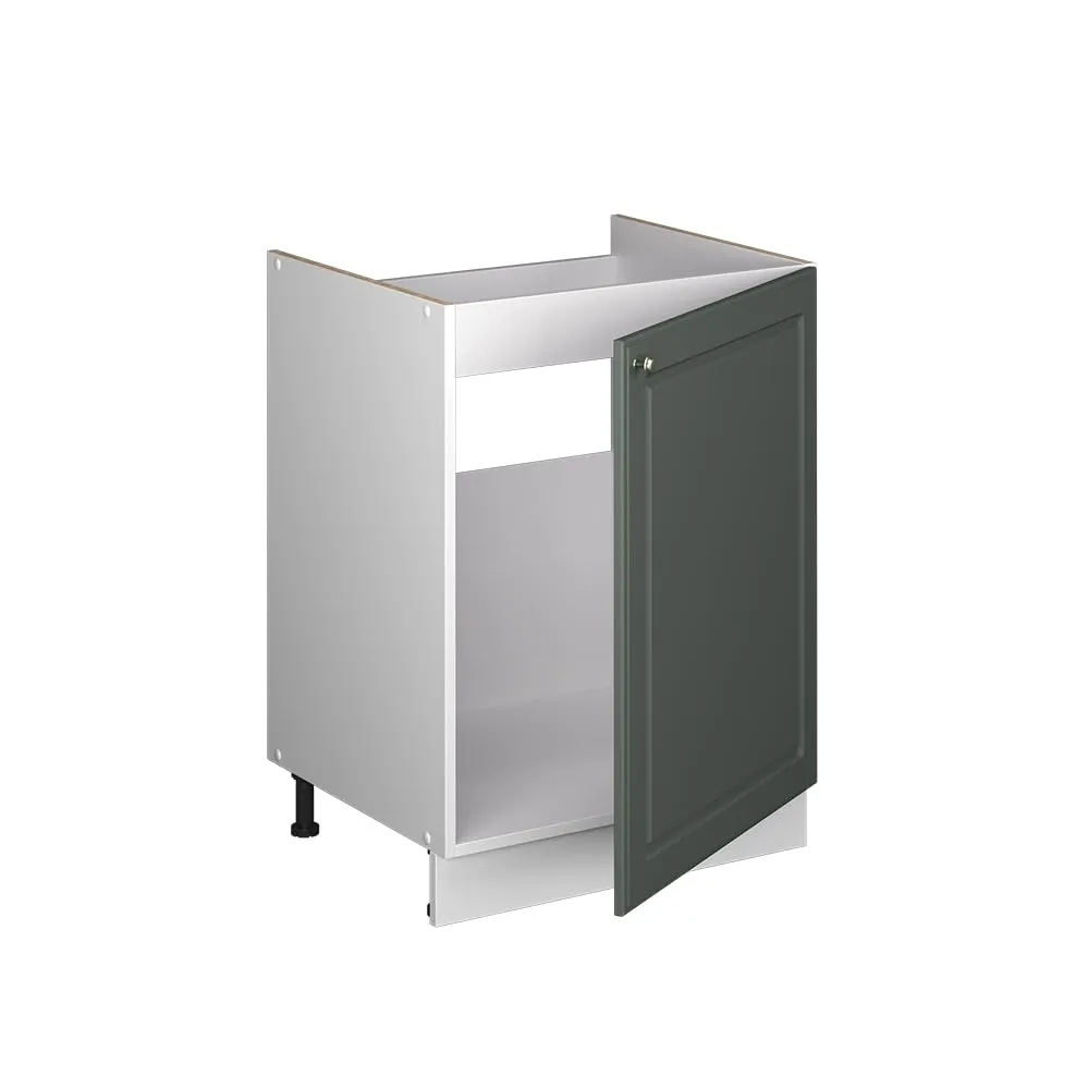 Vicco Mobile Lavello Cucina Fame-Line, Verde-oro Country/Bianco, 60 cm - immagine 7