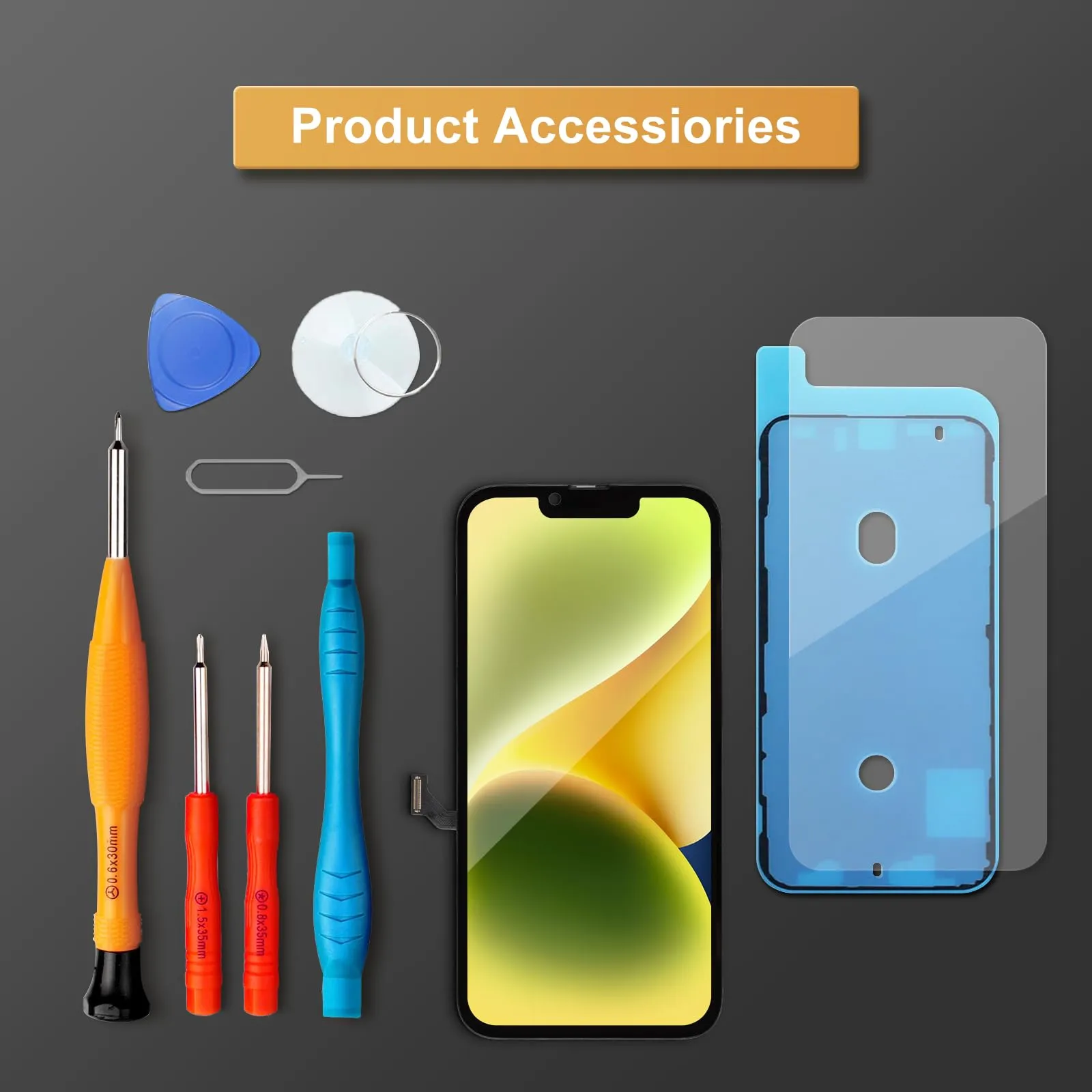 LL TRADER Schermo LCD 6,7'' per iPhone 14 Plus e Kit di Riparazione - immagine 7