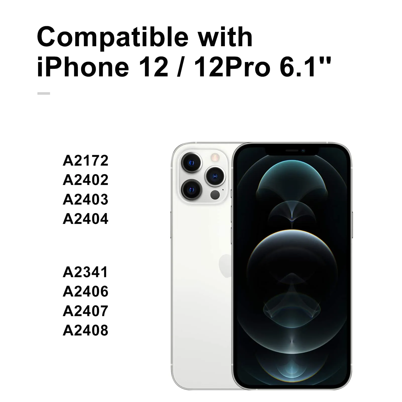 LL TRADER Schermo OLED 6,1'' per iPhone 12/12 Pro e Kit di Riparazione - immagine 2
