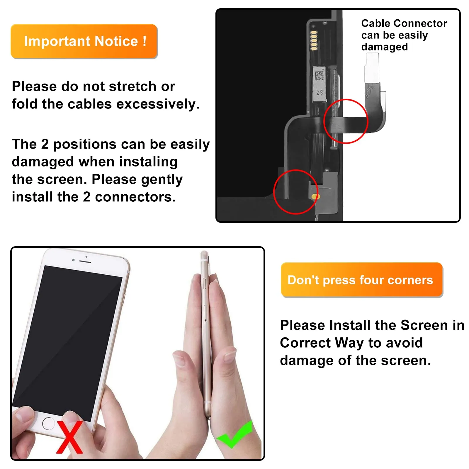 LL TRADER Schermo OLED 6,1'' per iPhone 12/12 Pro e Kit di Riparazione - immagine 6