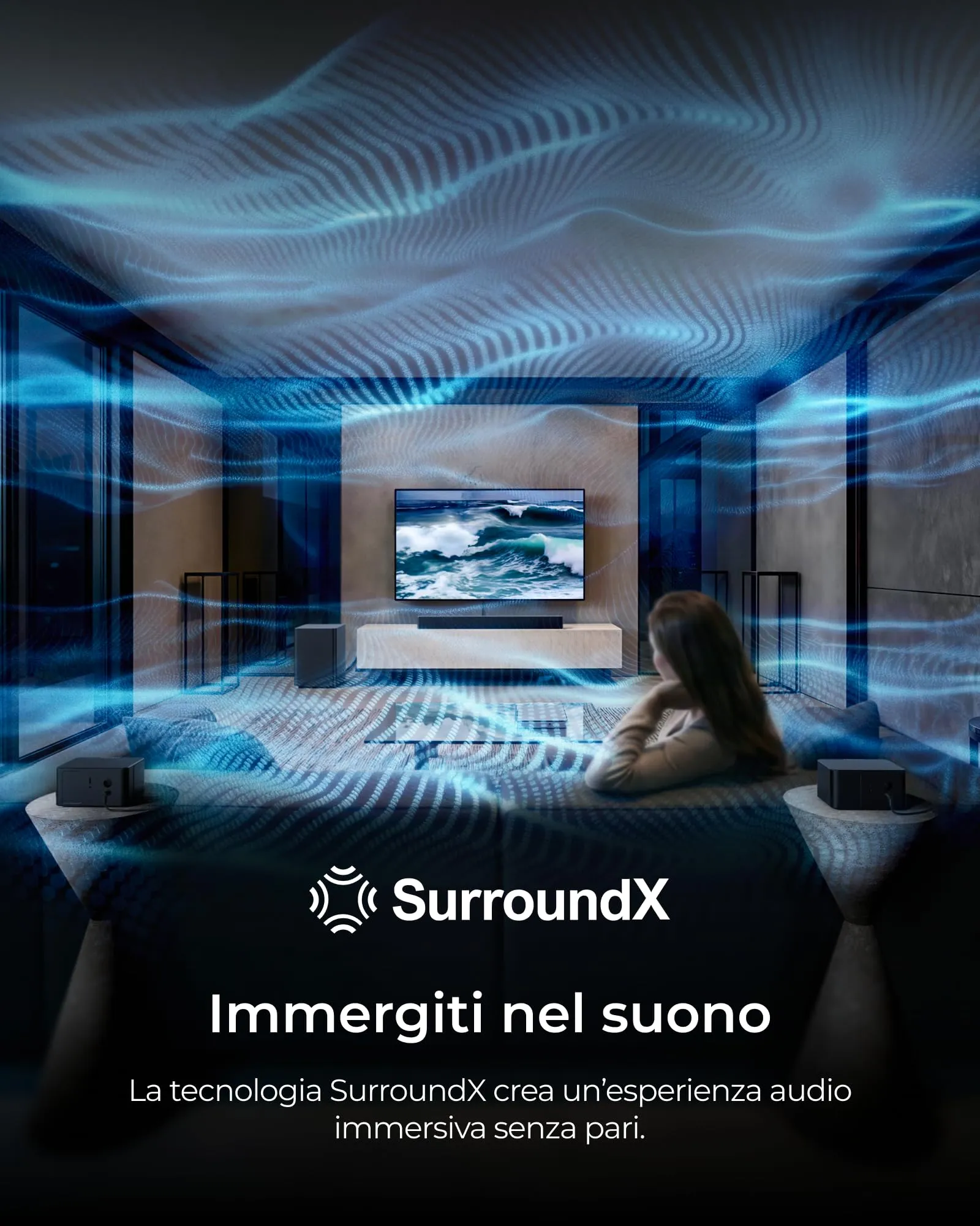 ULTIMEA Poseidon M100 Sistema Surround 7.1 Wireless con Dolby Atmos - immagine 8